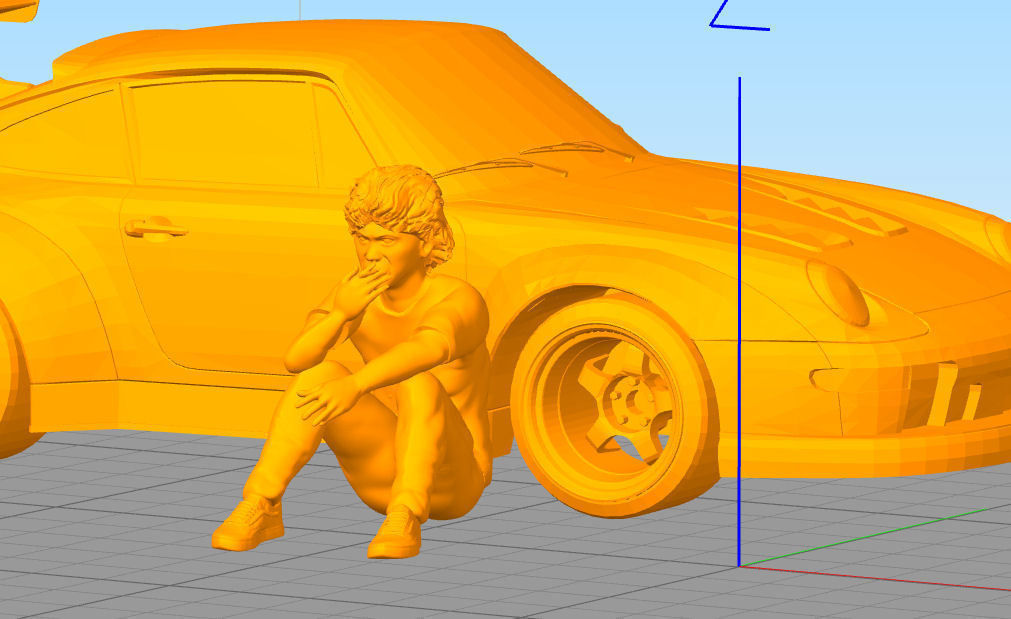 Akira Nakai San Porsche RAUH-Welt BEGRIFF Japanese car tuner 3D print model_3