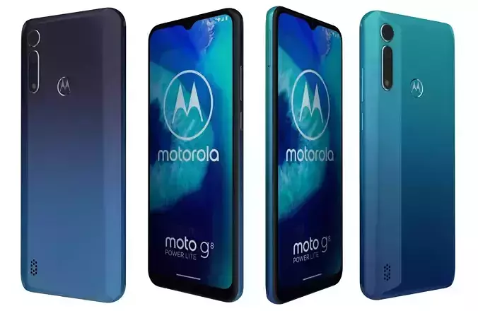 Motorola Moto G8 Arctic Blue And Royal Blue