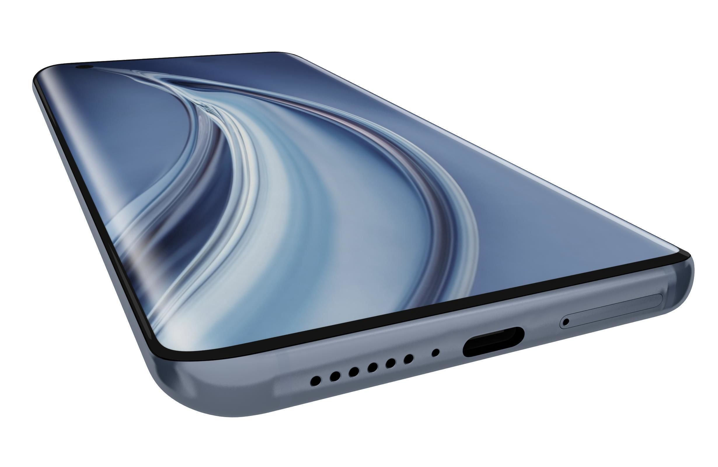 Xiaomi Mi 10 Pro Blue 3D model_12