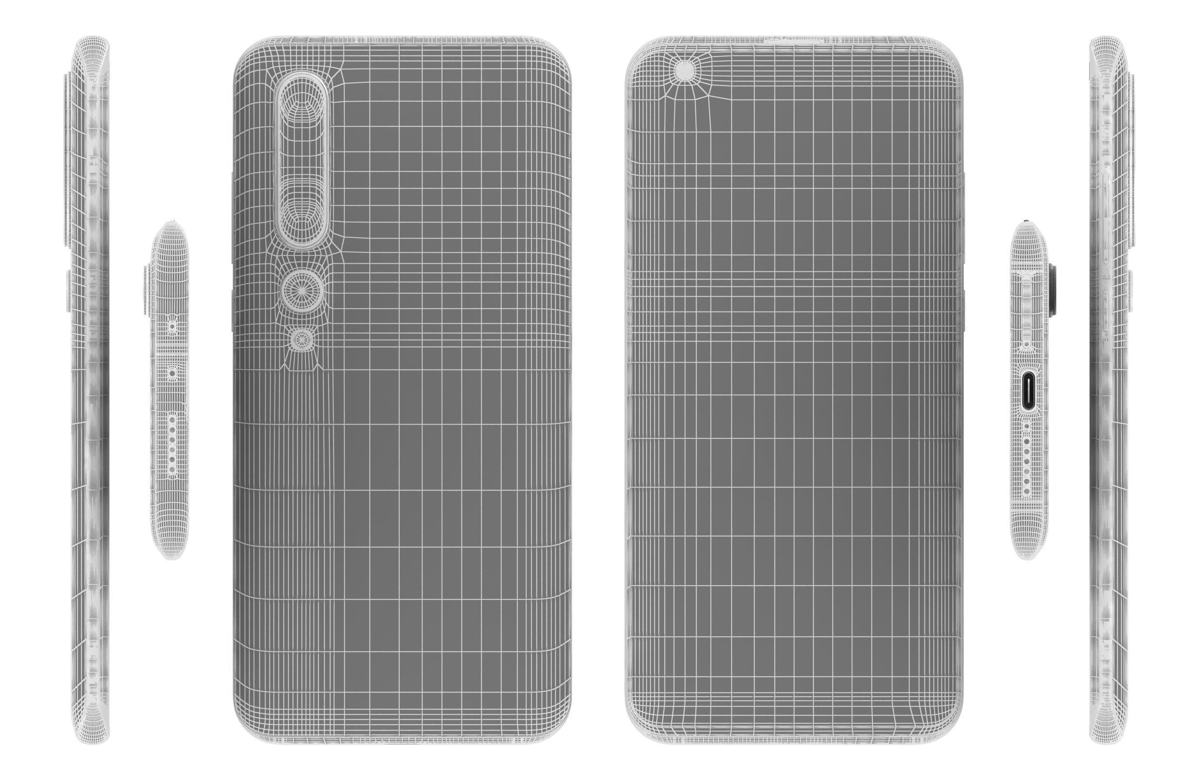 Xiaomi Mi 10 Pro Blue 3D model_17