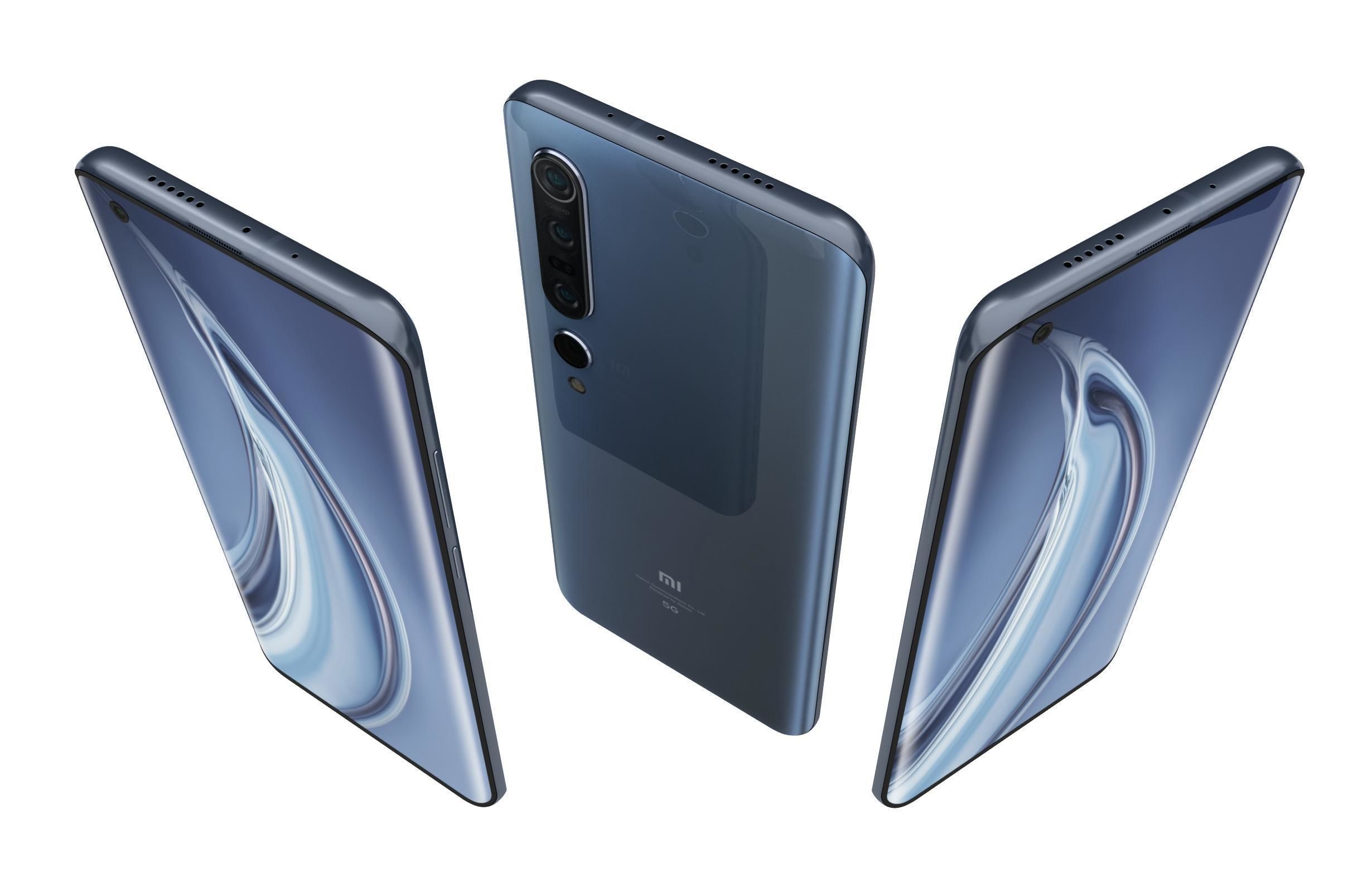 Xiaomi Mi 10 Pro Blue 3D model_2