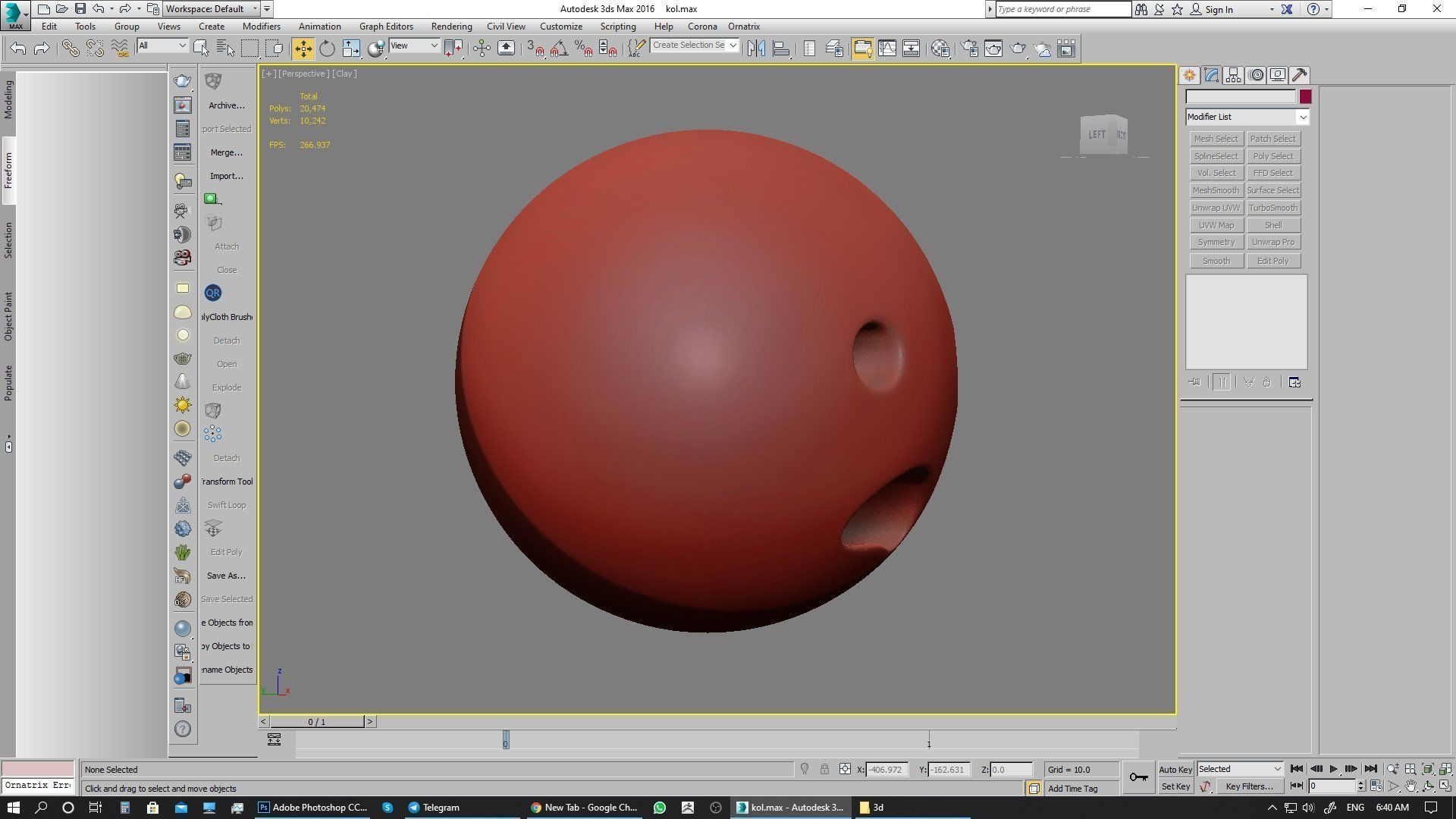 Emoji Frowning Face with Open Mouth 3D model_13