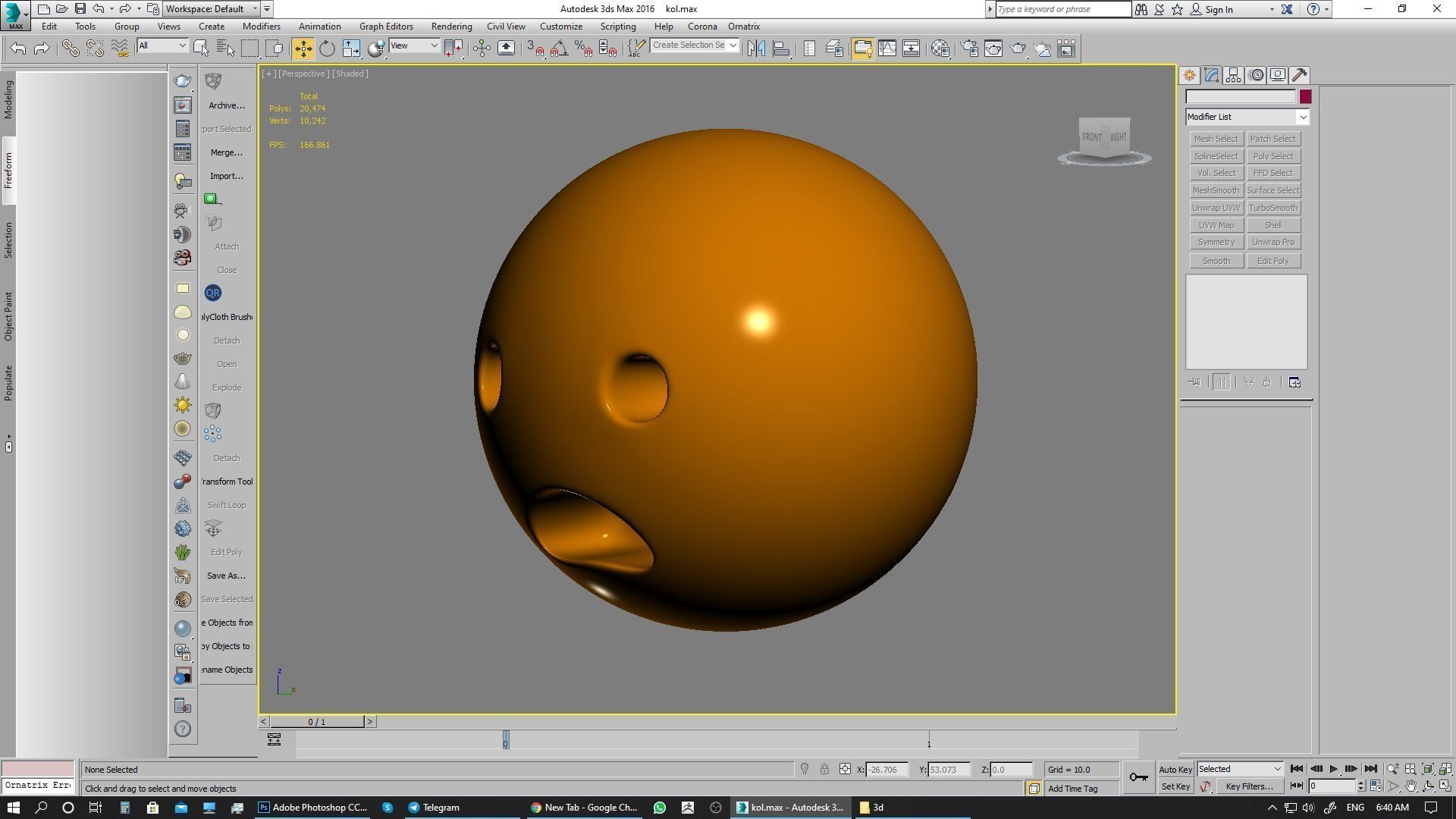 Emoji Frowning Face with Open Mouth 3D model_7