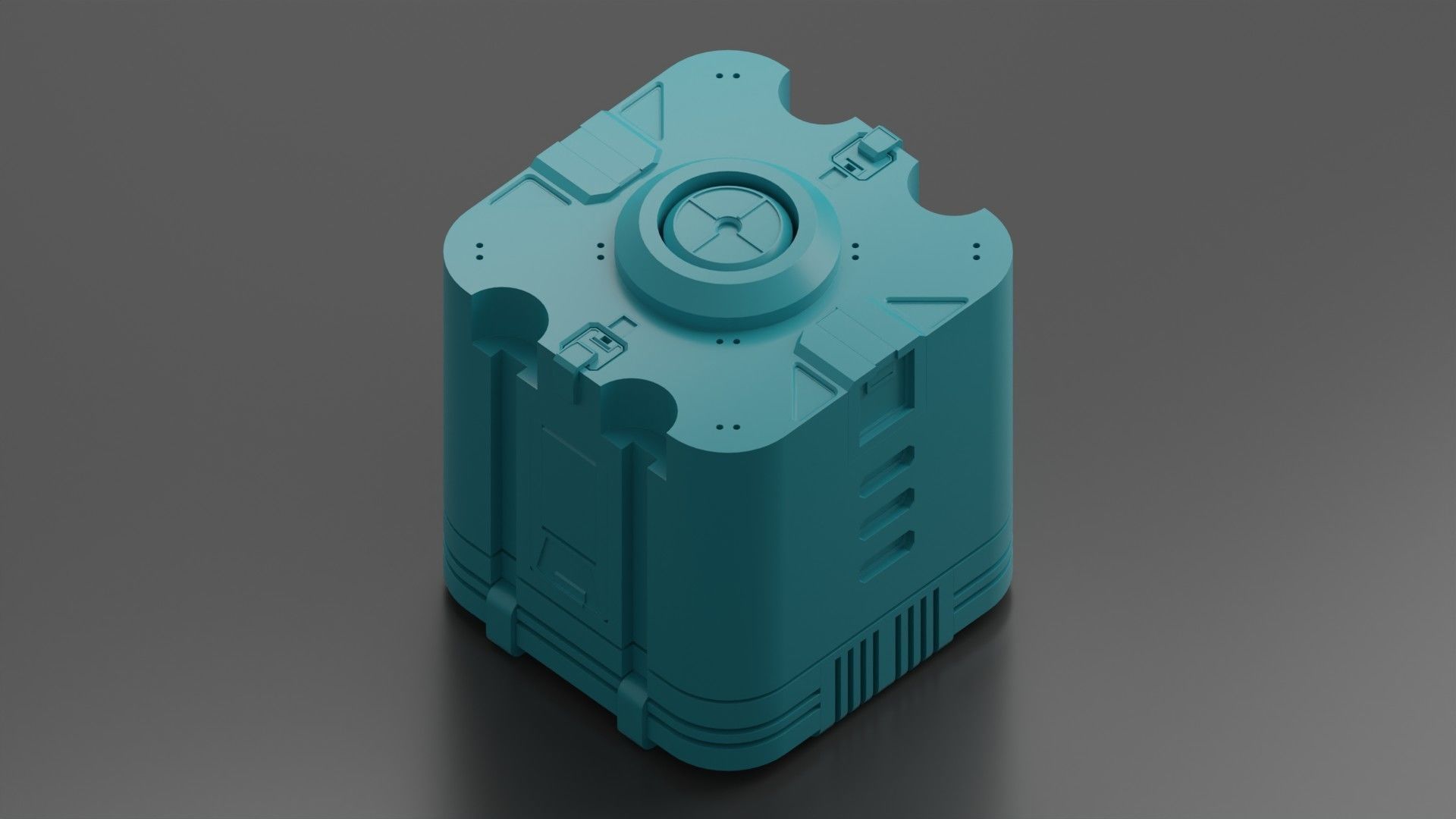 Scifi Crates Volume 2 3D model_1