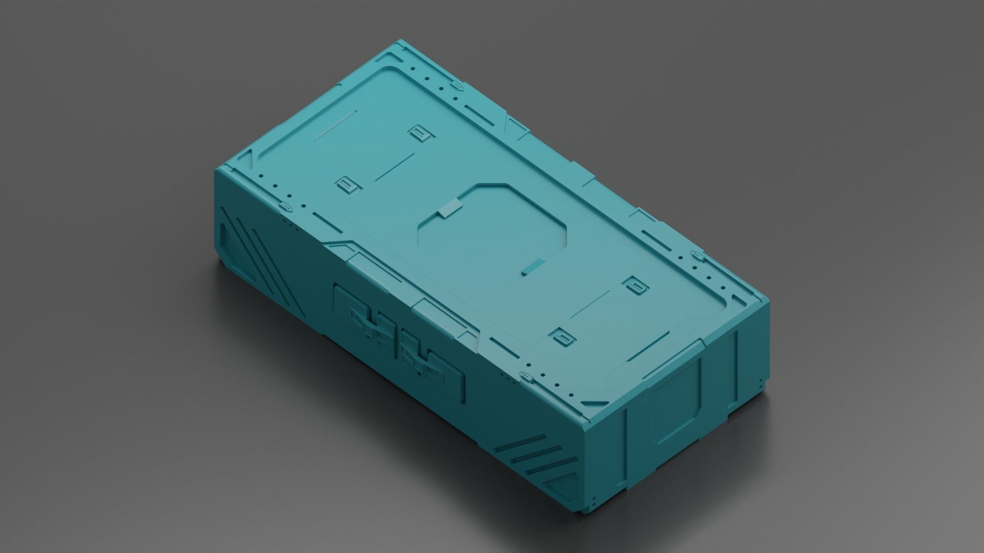 Scifi Crates Volume 2 3D model_4