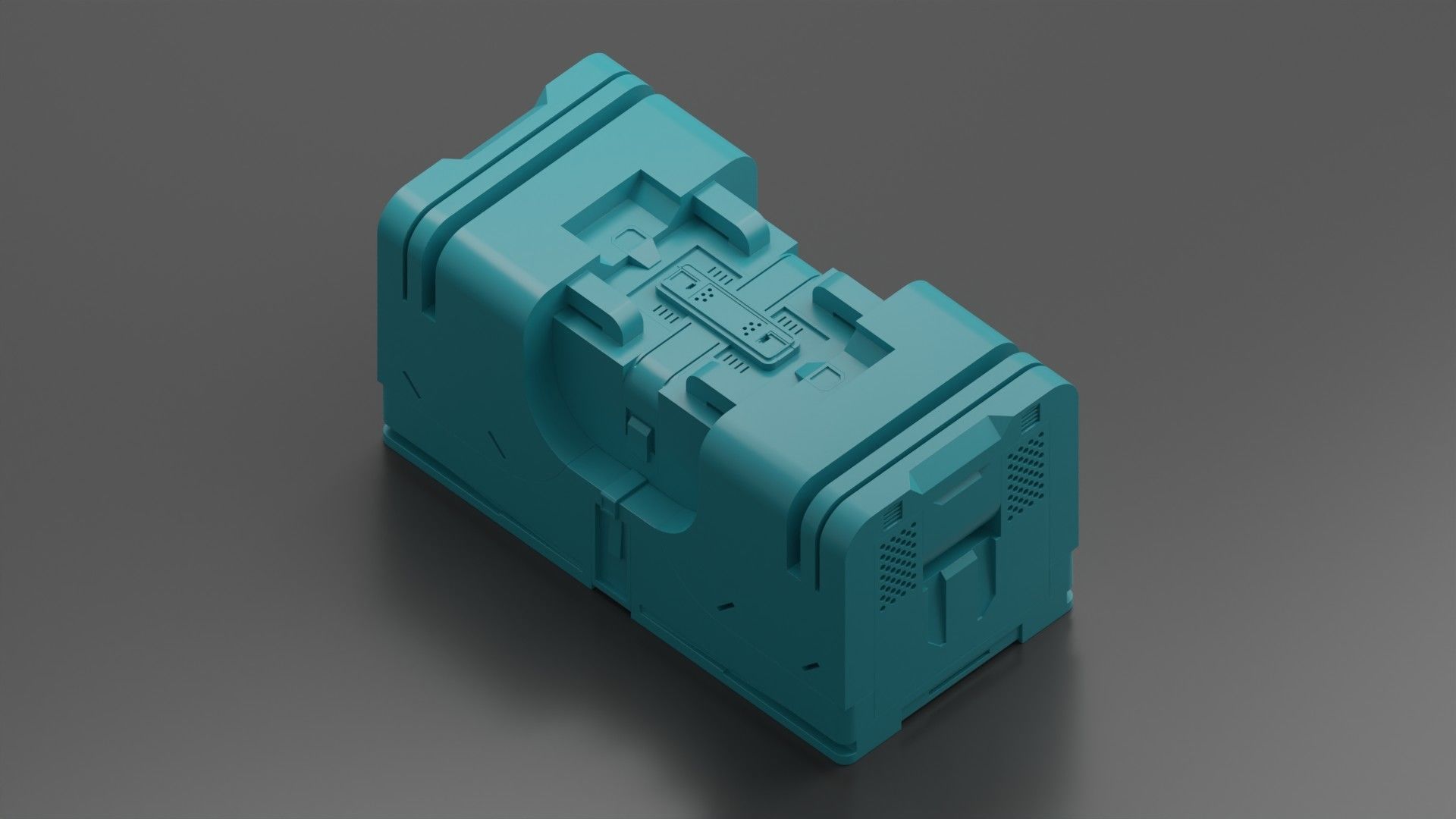 Scifi Crates Volume 2 3D model_3