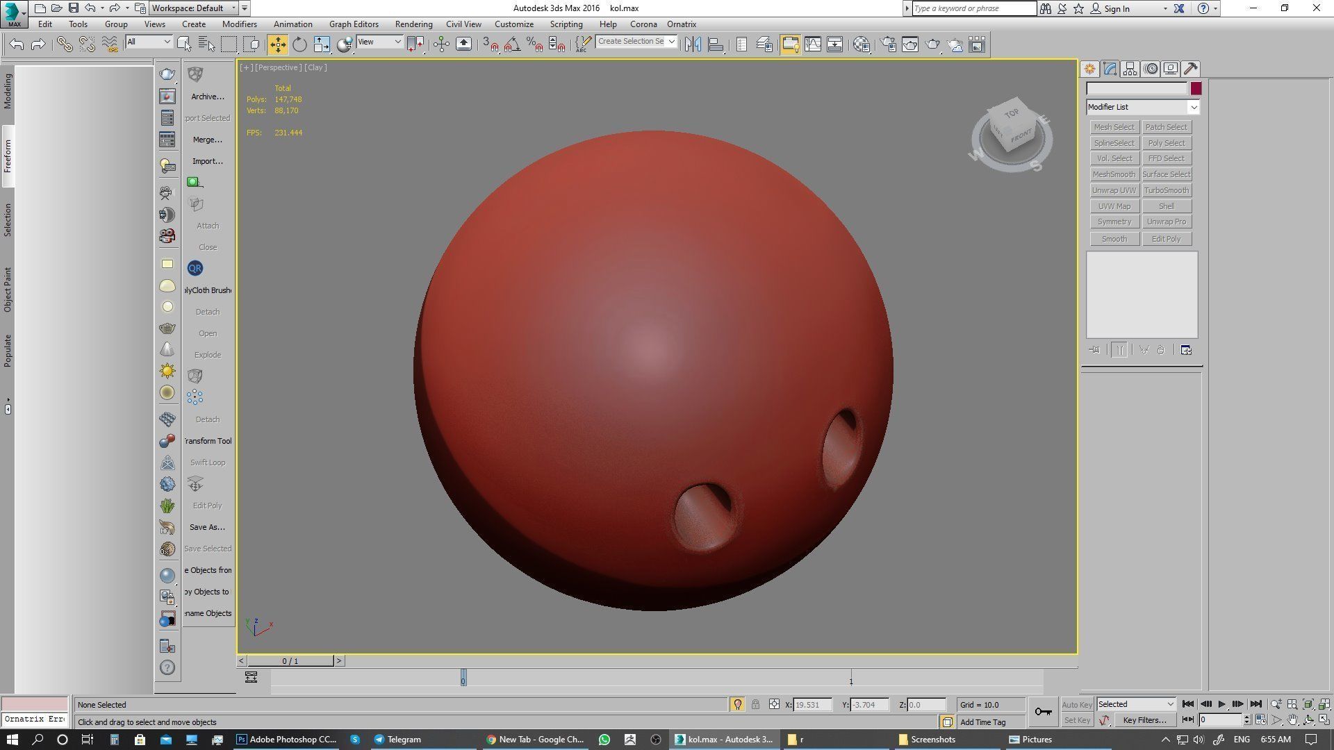 Emoji Face Without Mouth 3D model_17