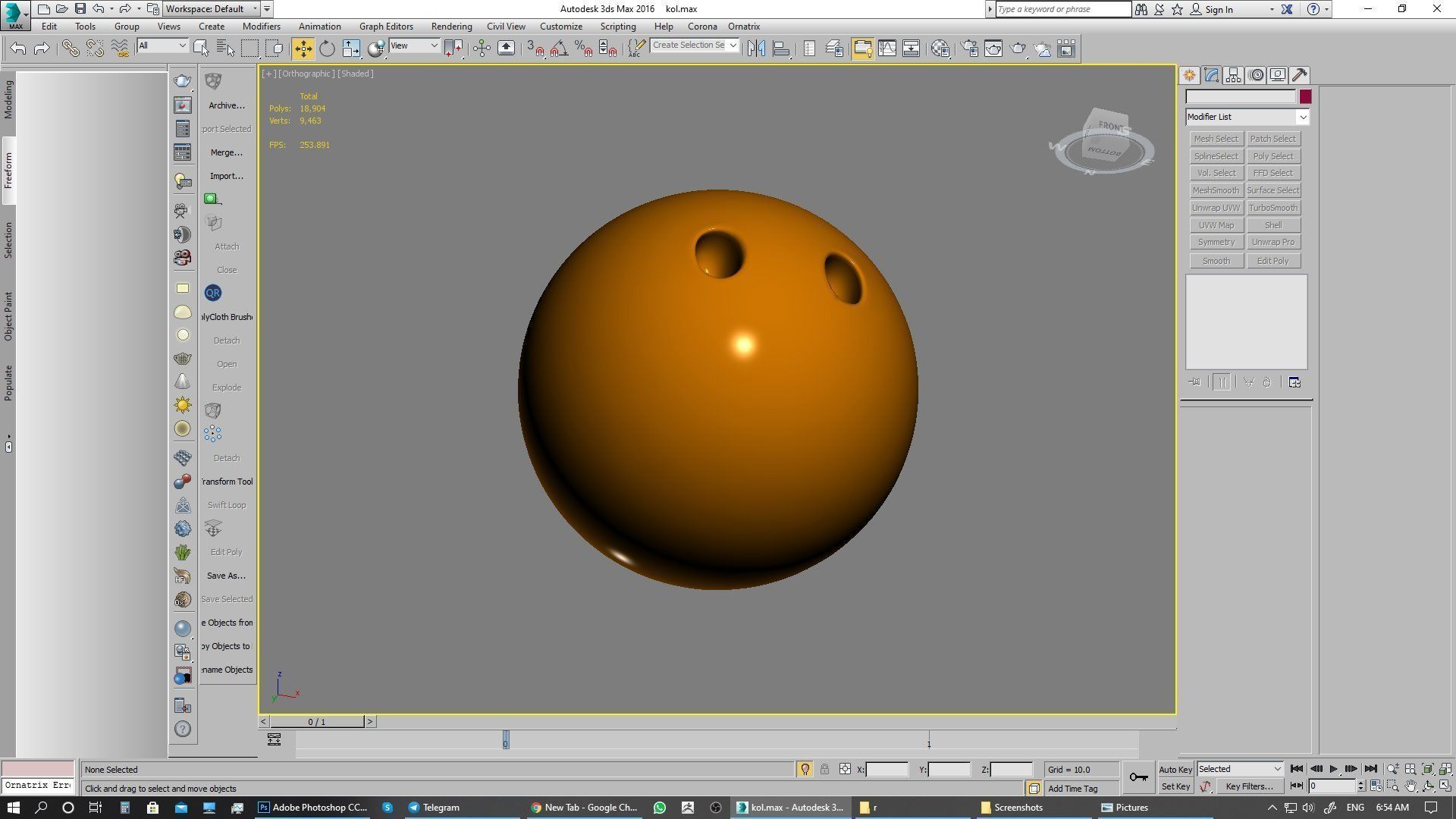 Emoji Face Without Mouth 3D model_8