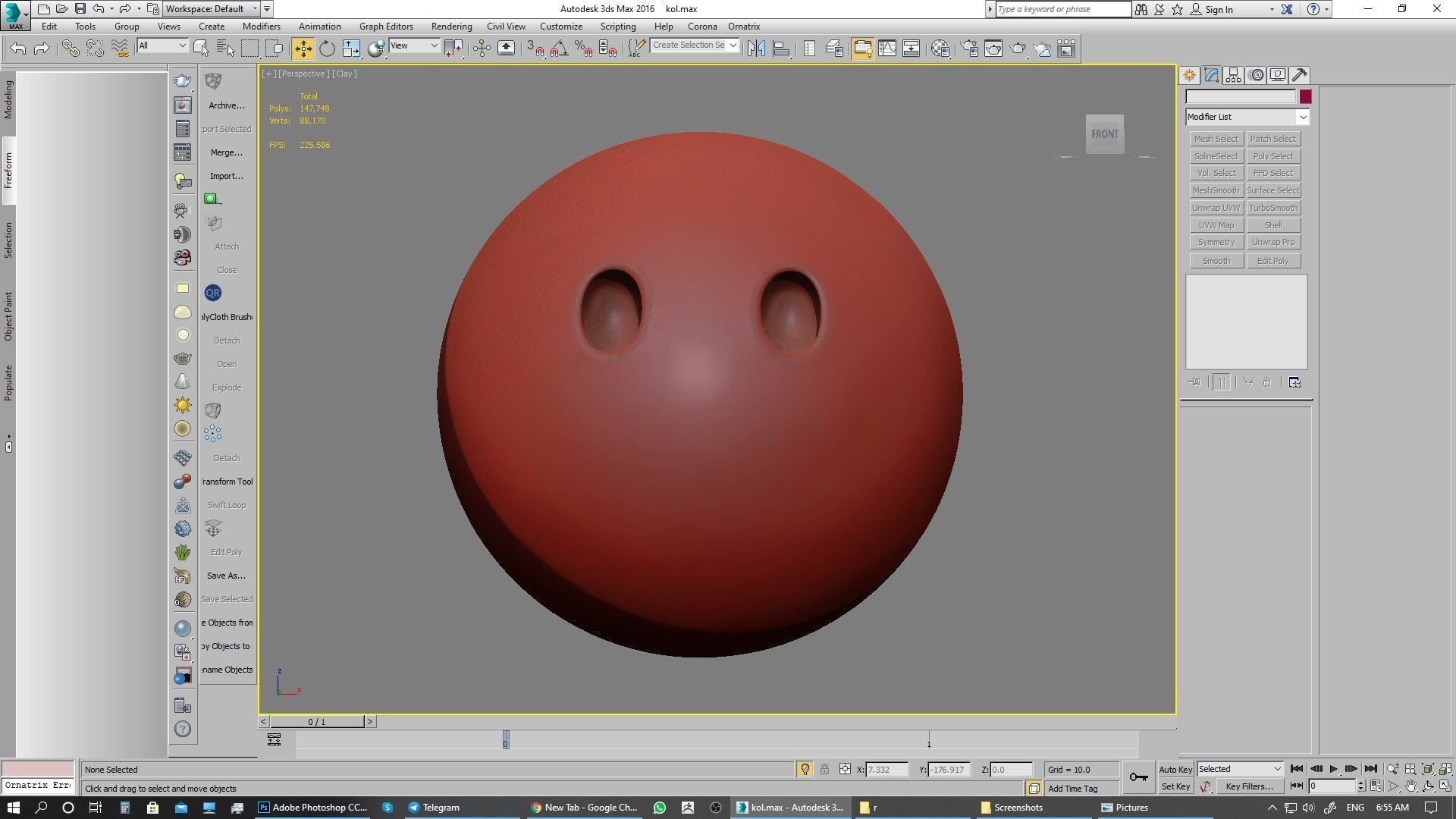 Emoji Face Without Mouth 3D model_11