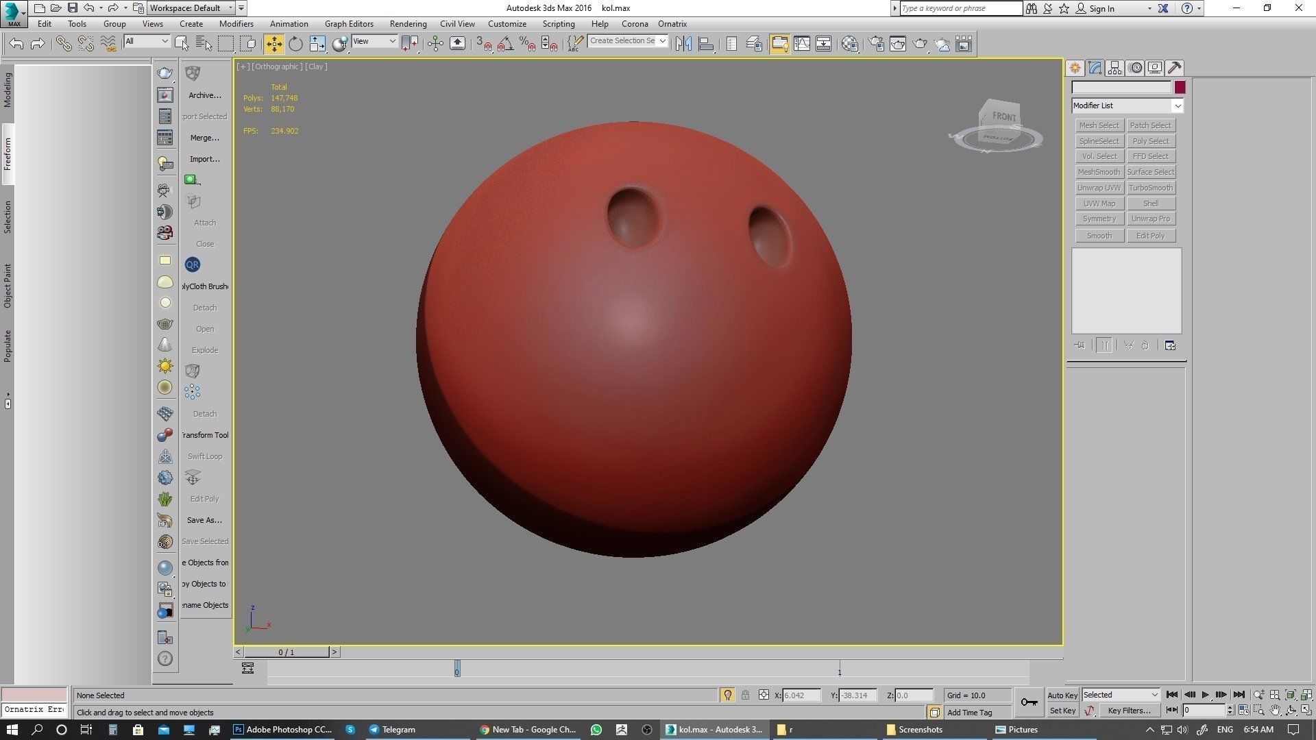 Emoji Face Without Mouth 3D model_9