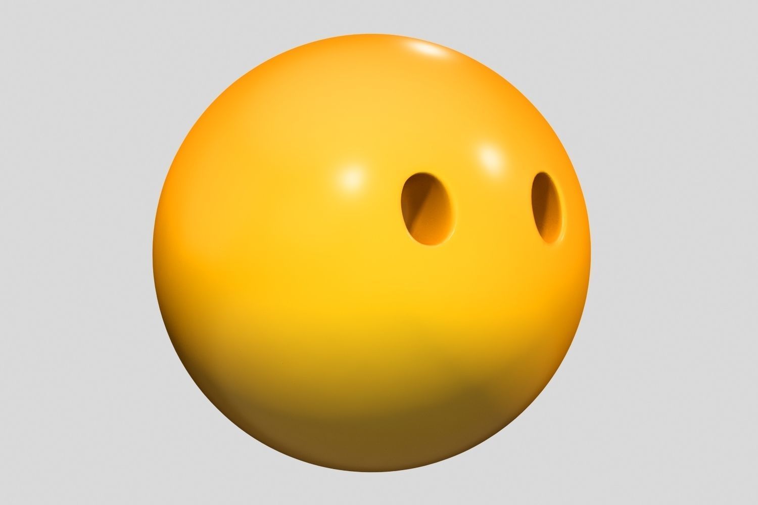 Emoji Face Without Mouth 3D model_1