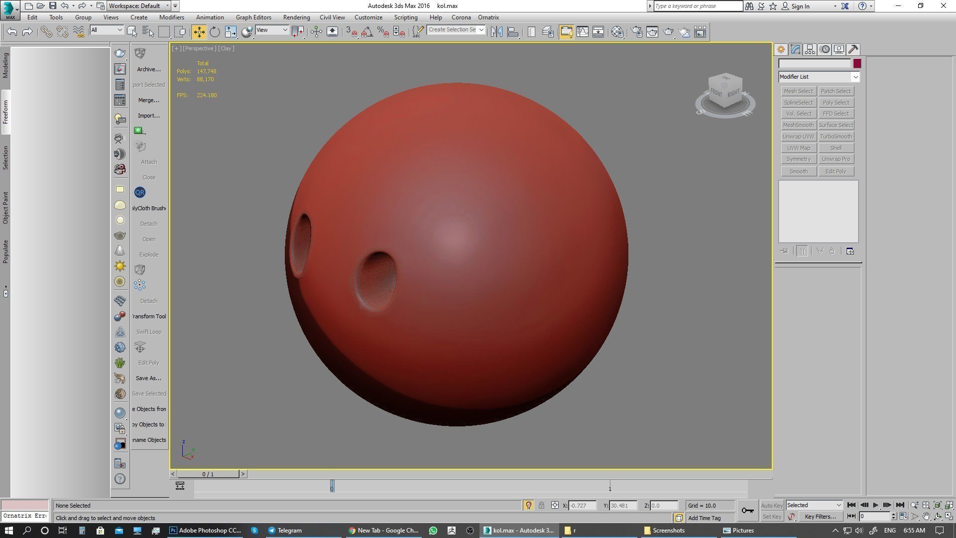 Emoji Face Without Mouth 3D model_16