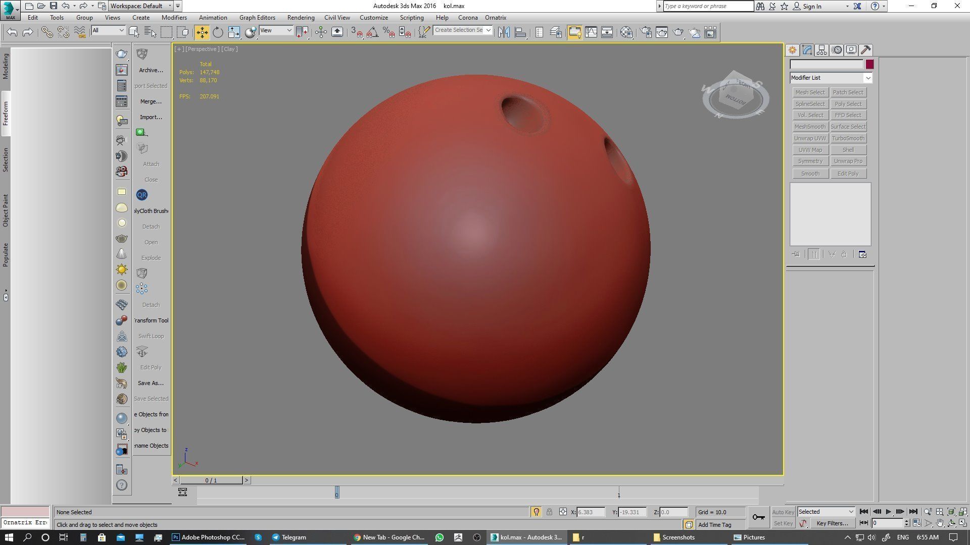 Emoji Face Without Mouth 3D model_18