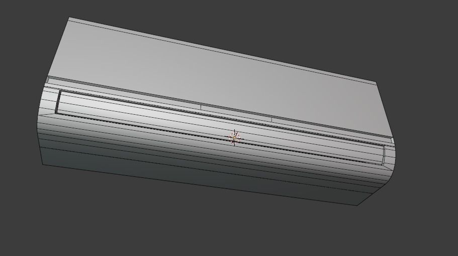 Interior Air conditioning Free low-poly 3D model_6