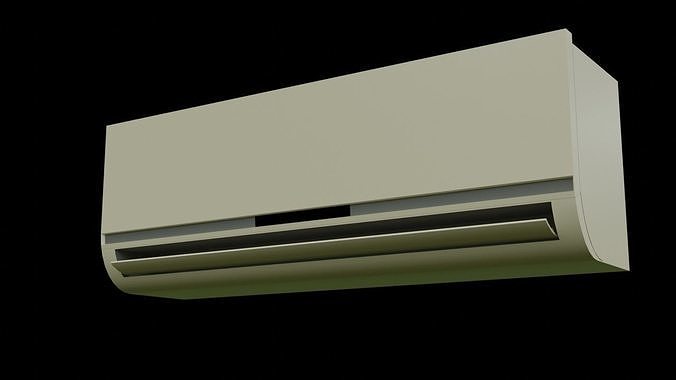 Interior Air conditioning Free low-poly 3D model