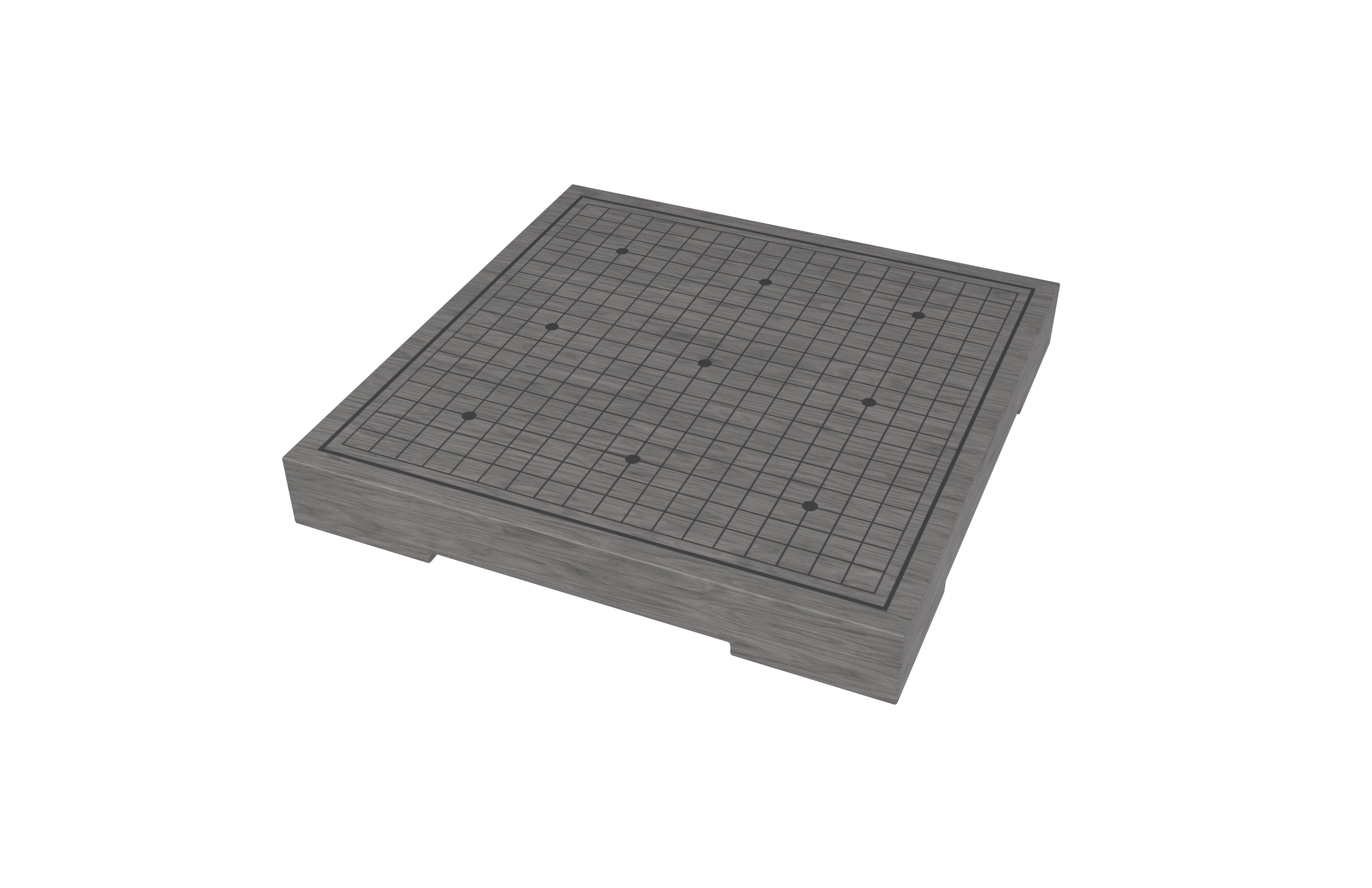 Go Game Board v1 003 Low-poly 3D model_2