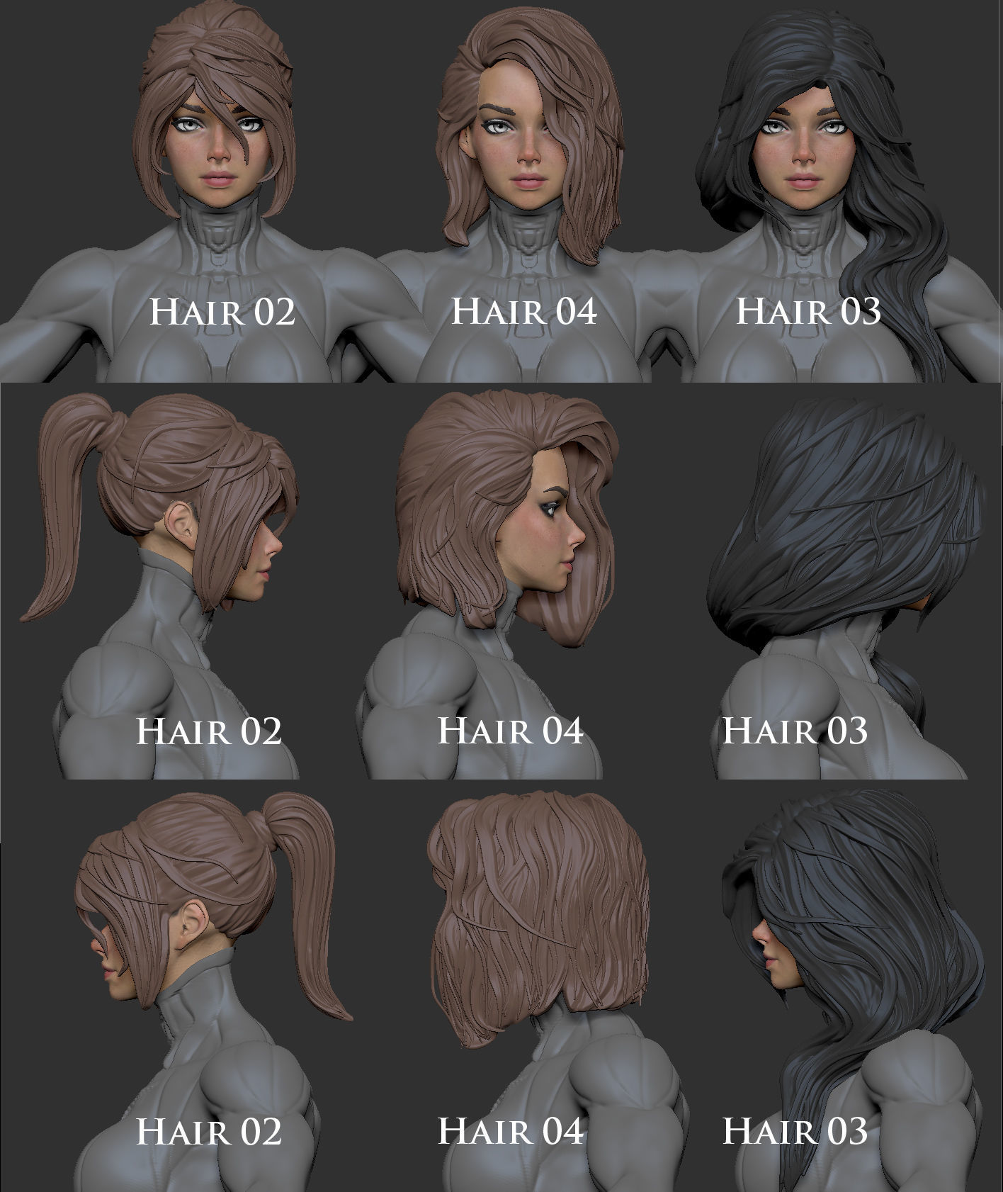 Female Halo Spartan NSFW 3D print model 3D print model_4