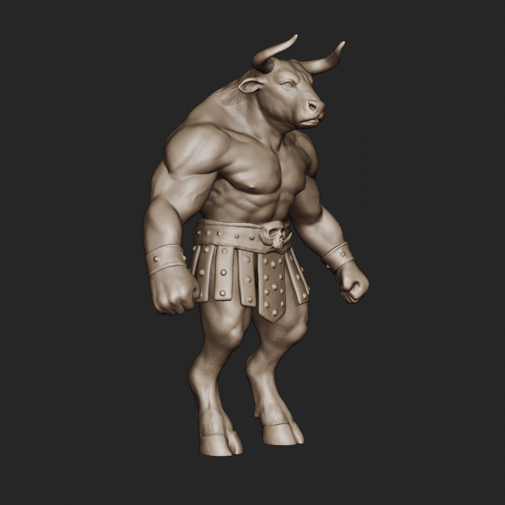 Minotaur 3D print model_2