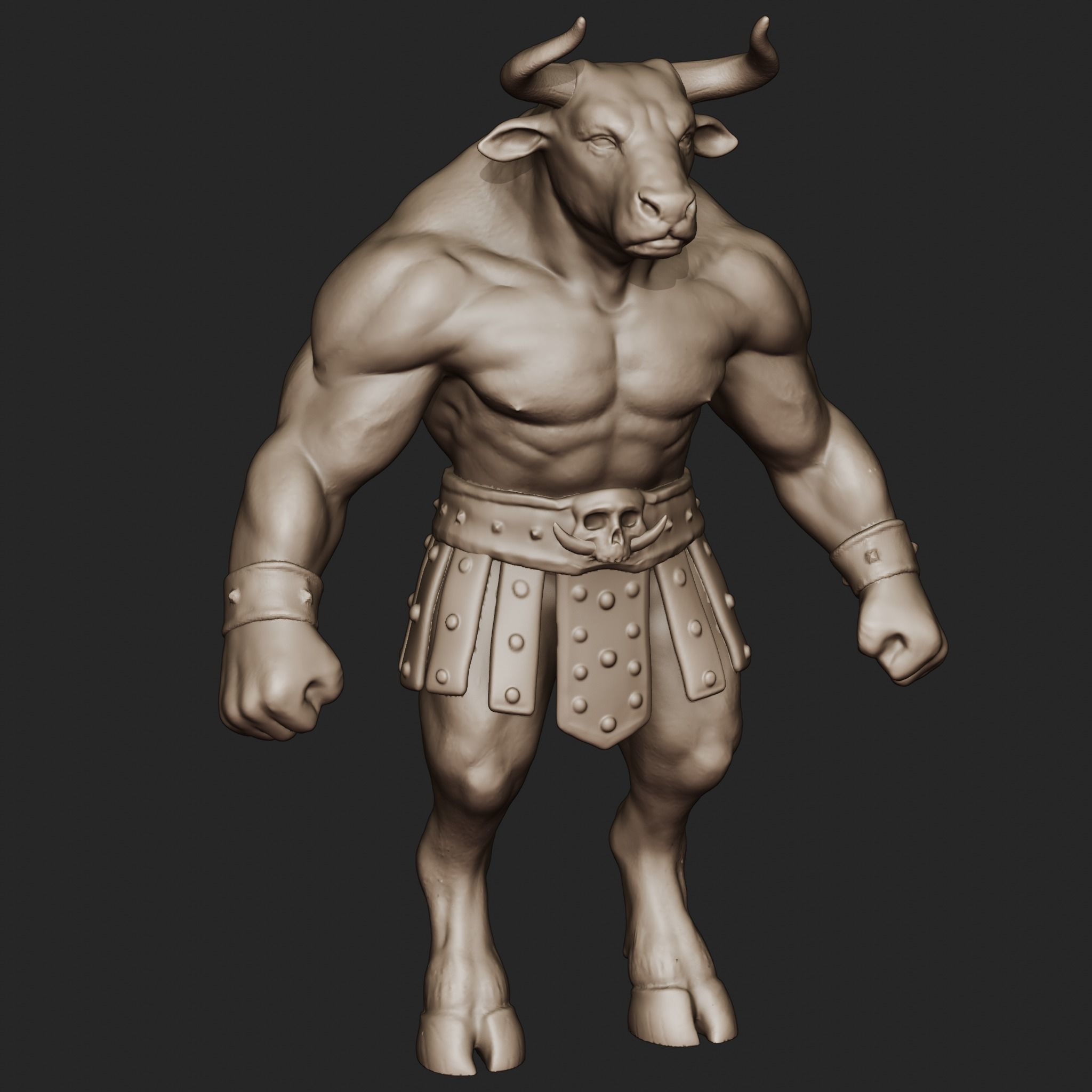 Minotaur 3D print model_1