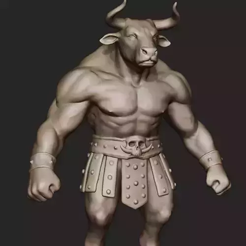 Minotaur 3D print model Minotaur 3D print model