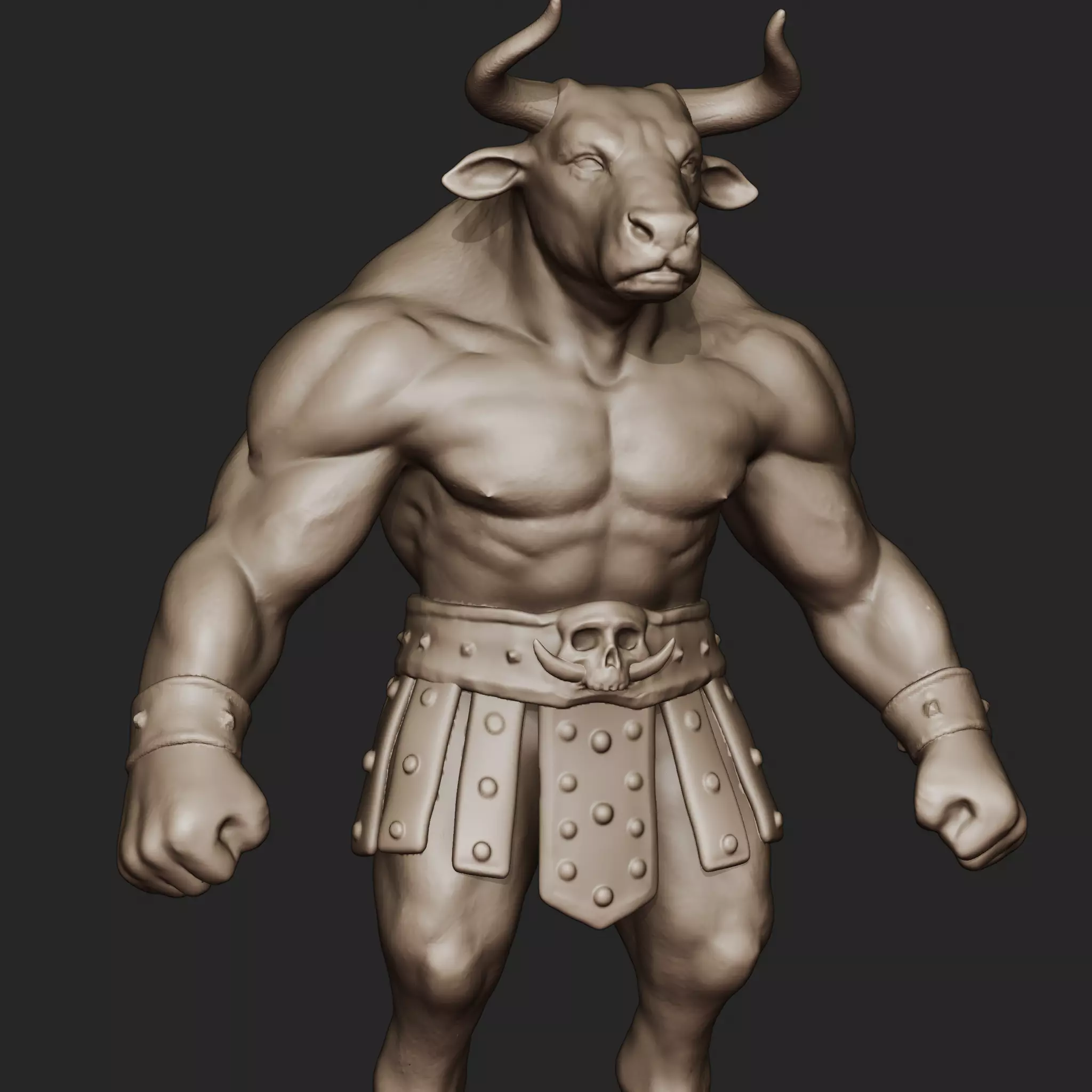Minotaur 3D print model_0