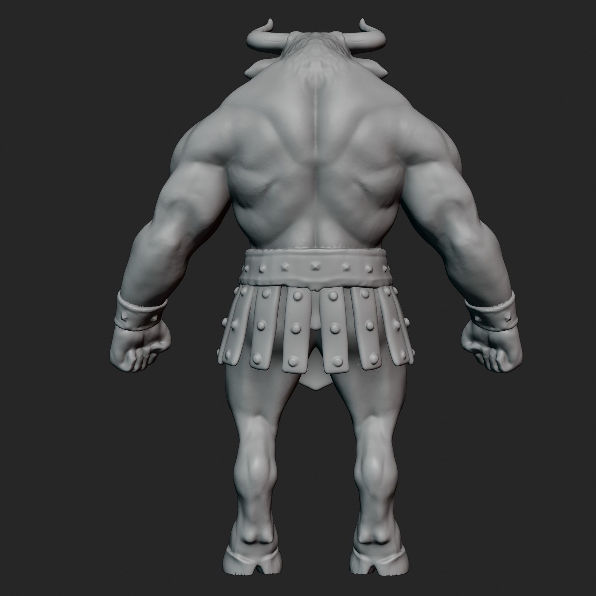 Minotaur 3D print model_6