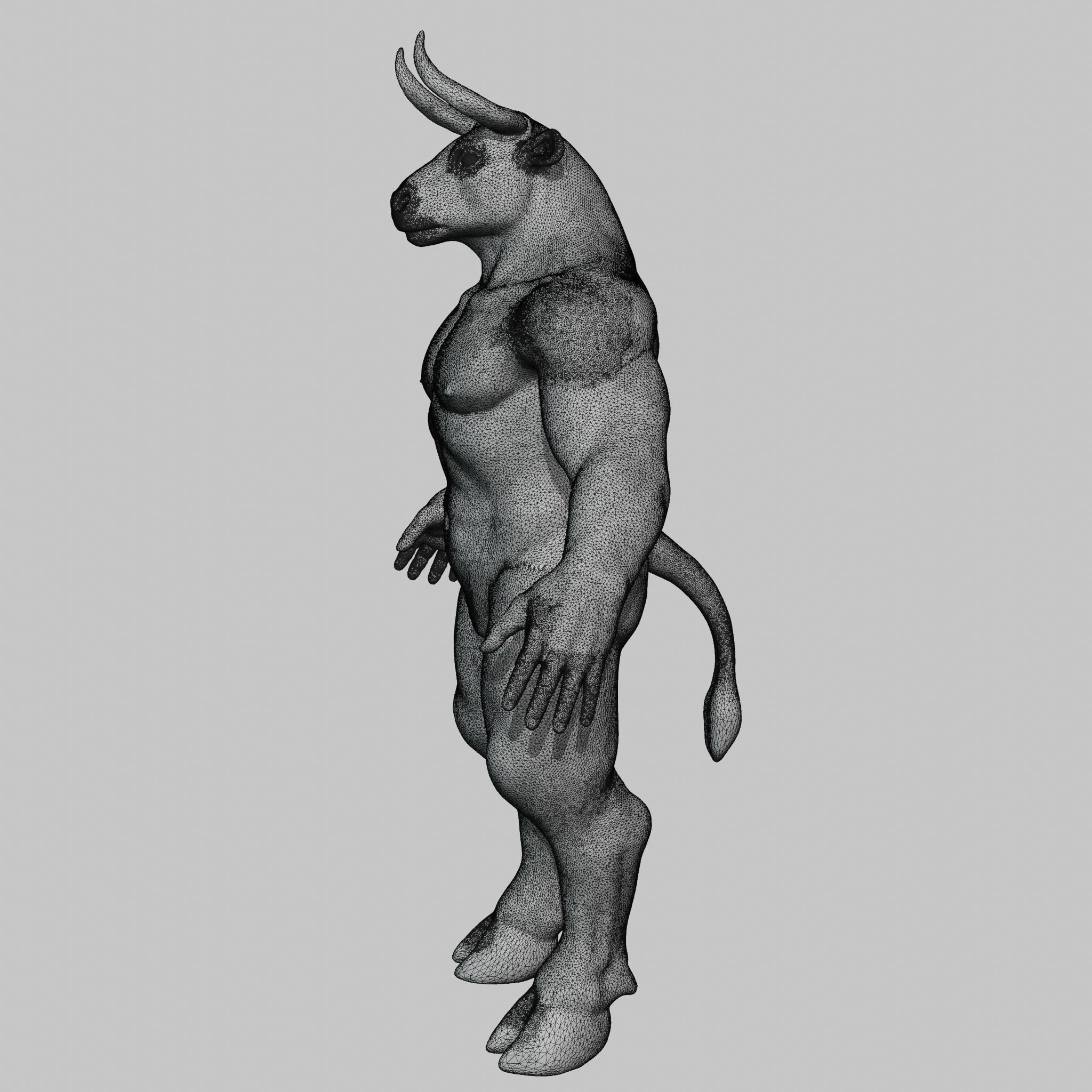 Minotaur 3D print model_8