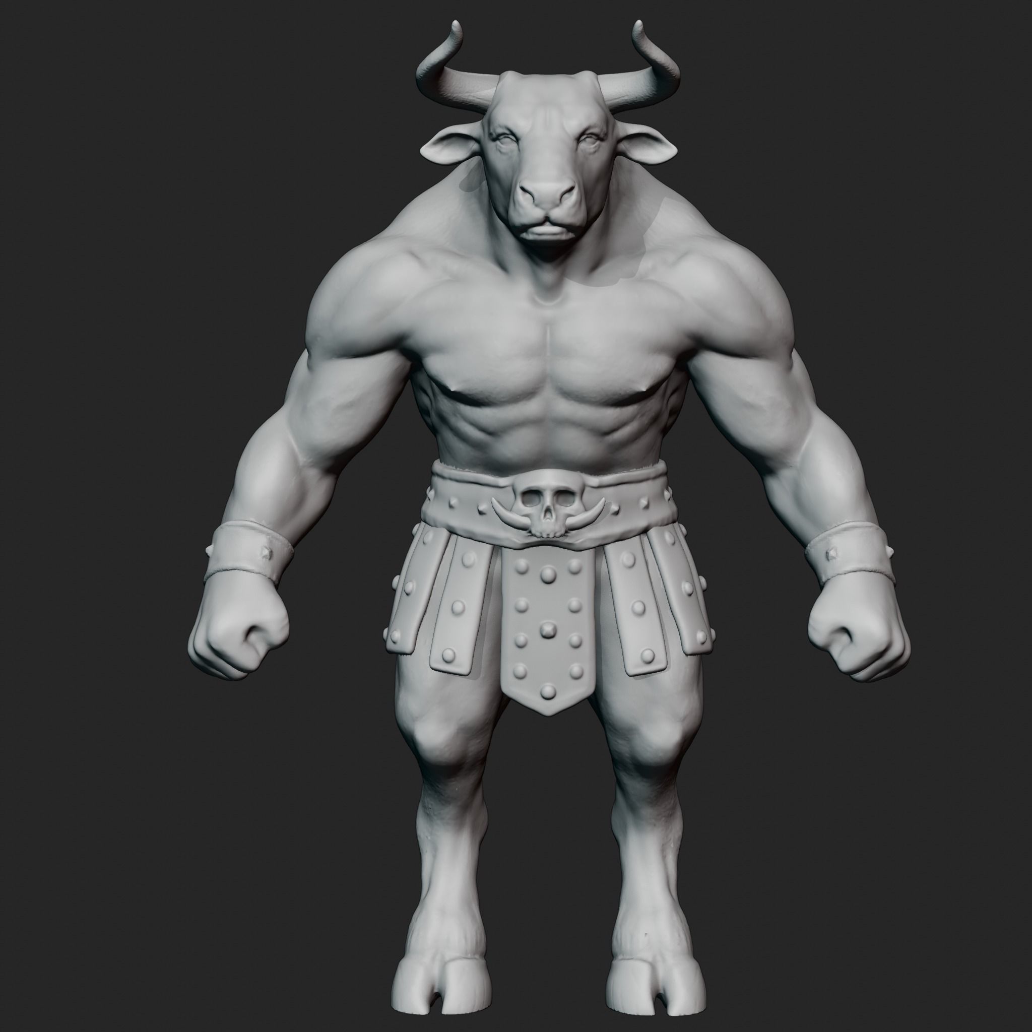 Minotaur 3D print model_5