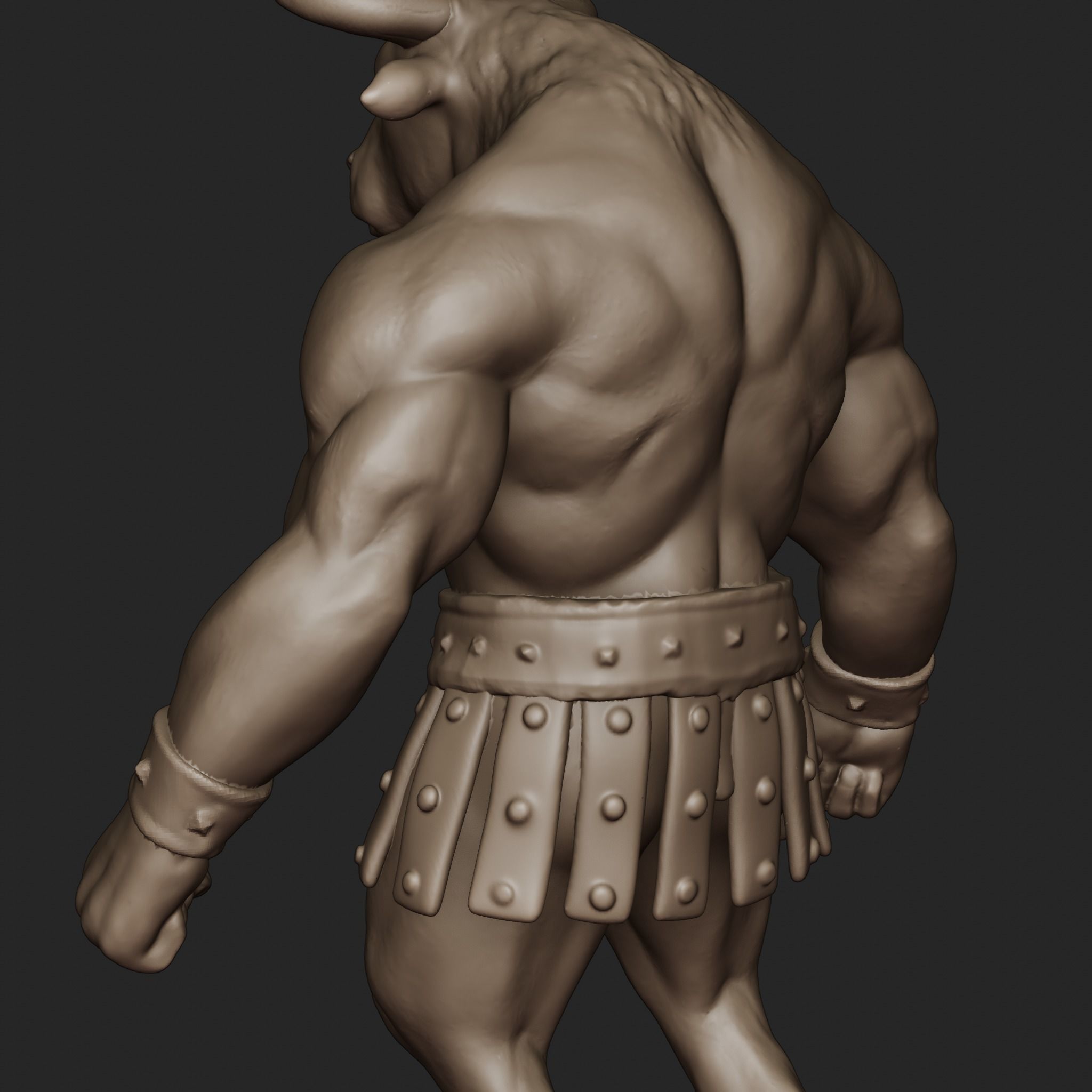 Minotaur 3D print model_4