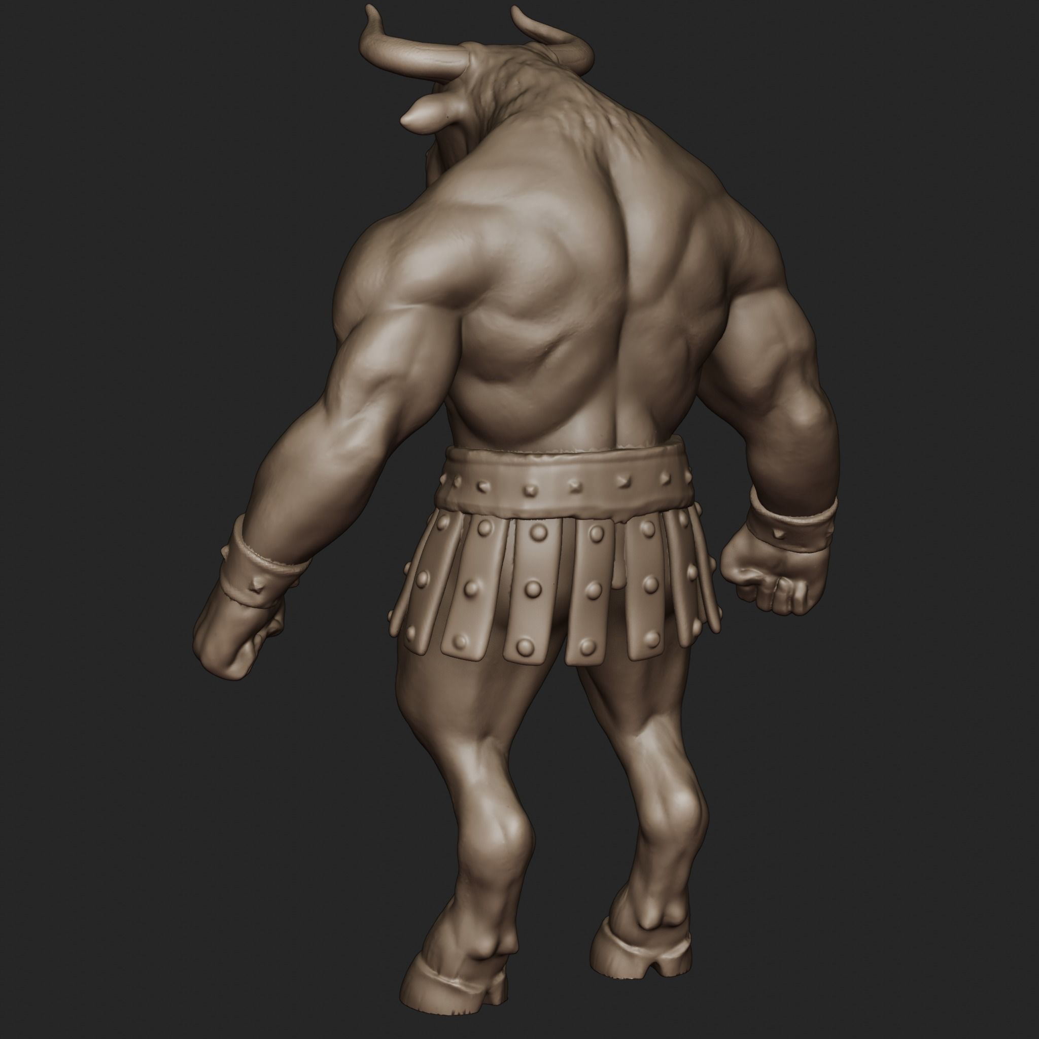 Minotaur 3D print model_3