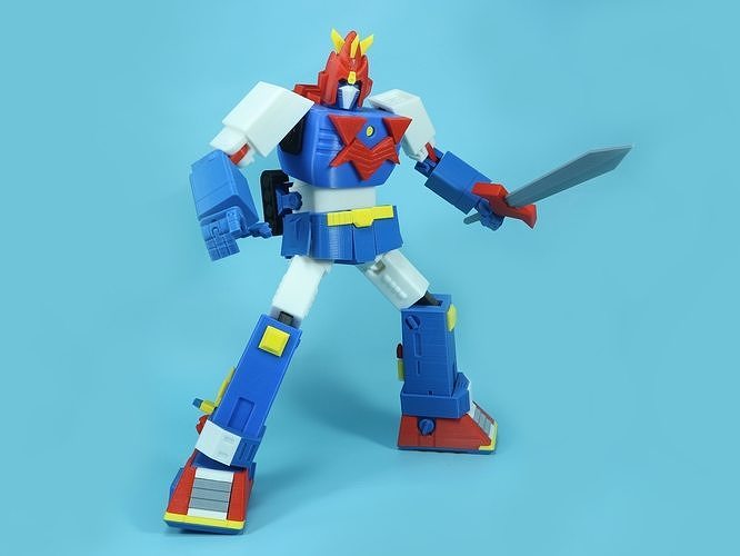3D Printable Vortex V not Voltes V Free 3D print model