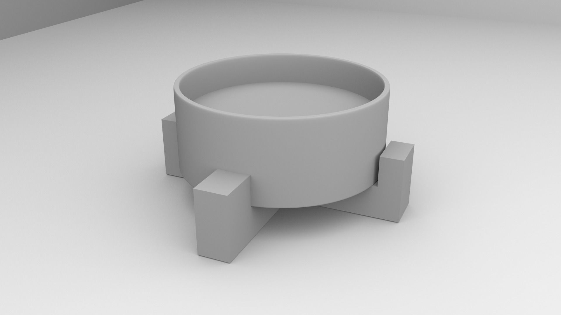 Cat Bowl 2 with Liquid 3D model_3