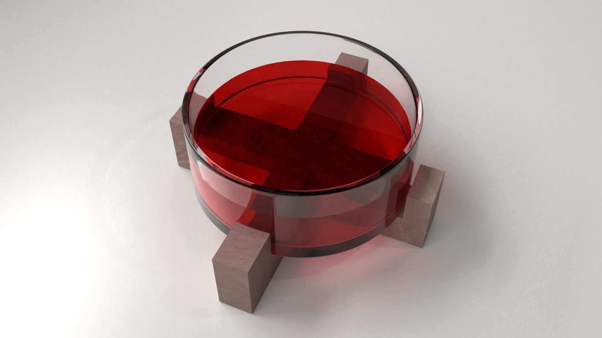 Cat Bowl 2 with Liquid 3D model_2