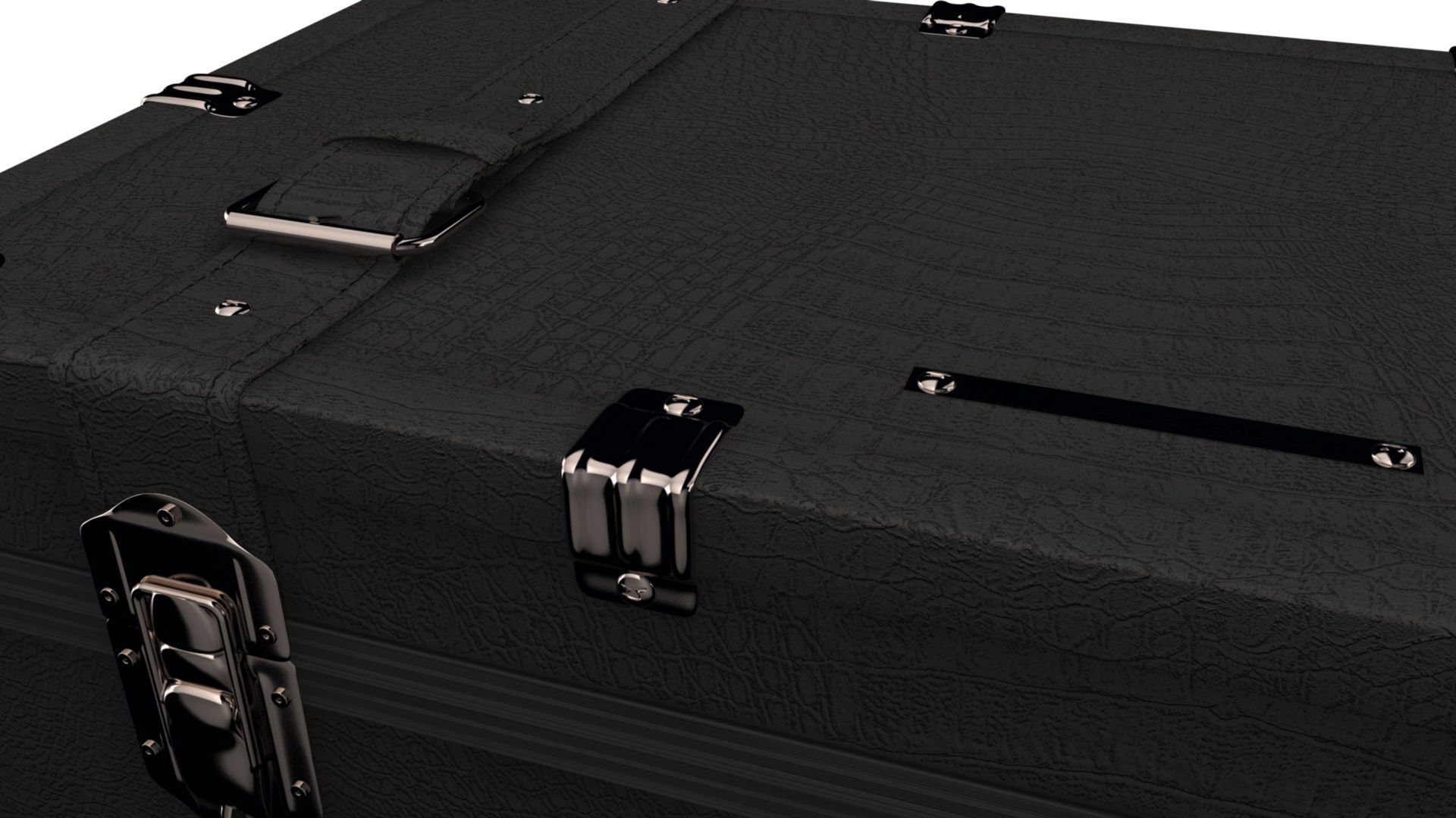 Italian trunk case travel model 3D model_4