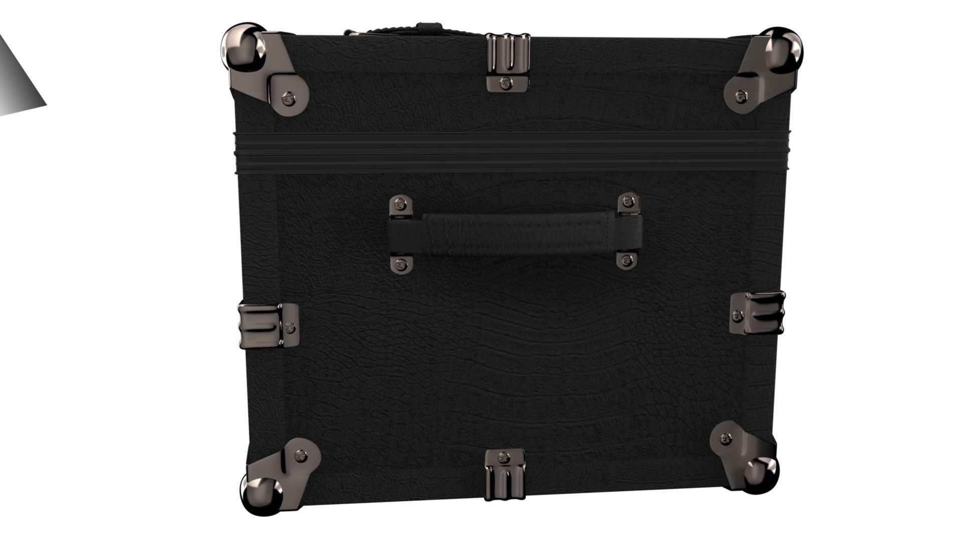 Italian trunk case travel model 3D model_5