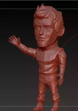 F1 Race Stars - Pilot Sebastian Vettel 3D print model