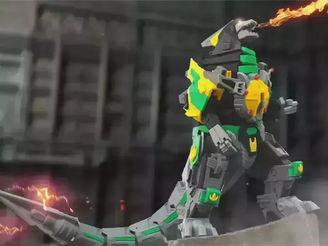 3D Printable Dragonlord not Dragonzord 3D print model