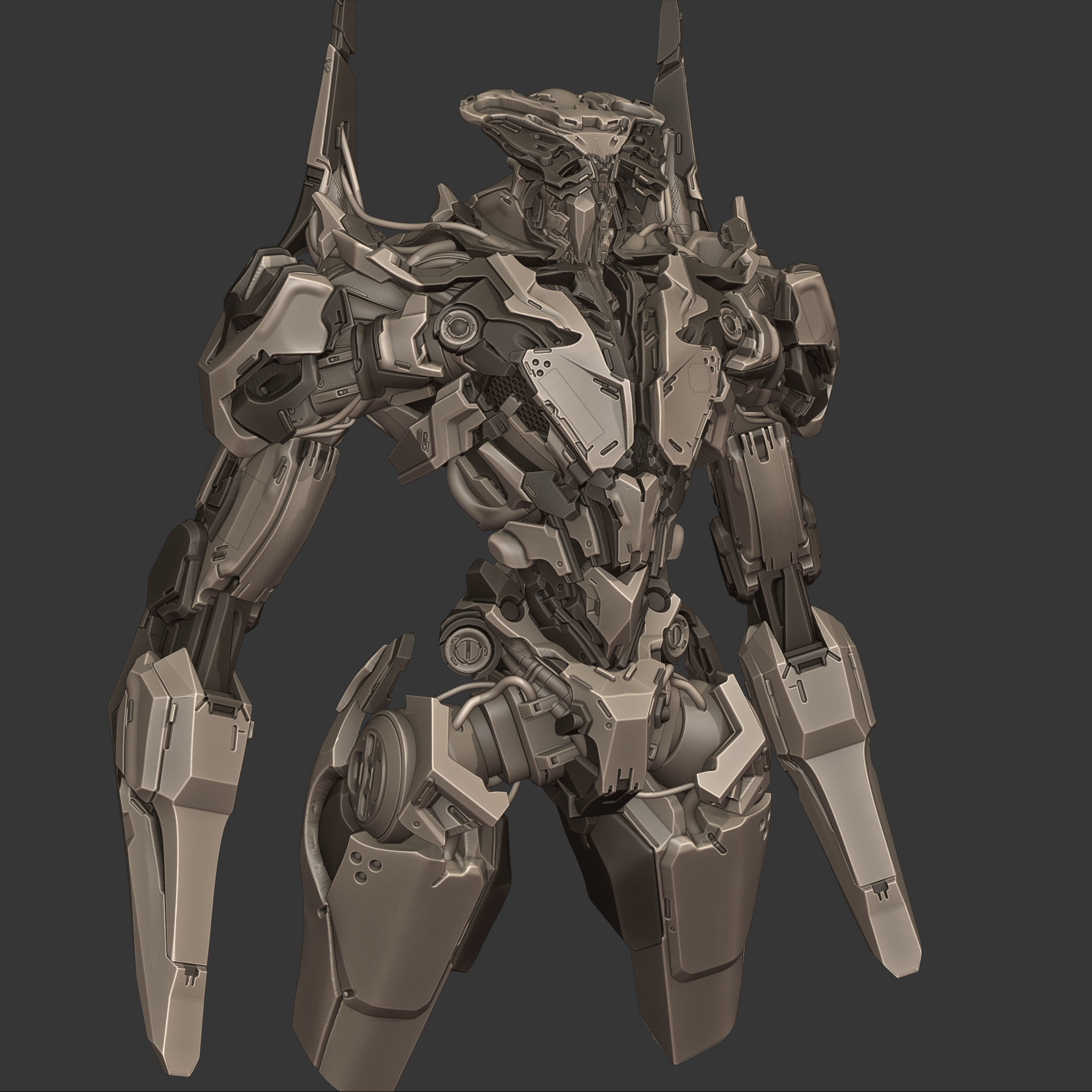 Armed Escort - Mech Burst 3D print model_9