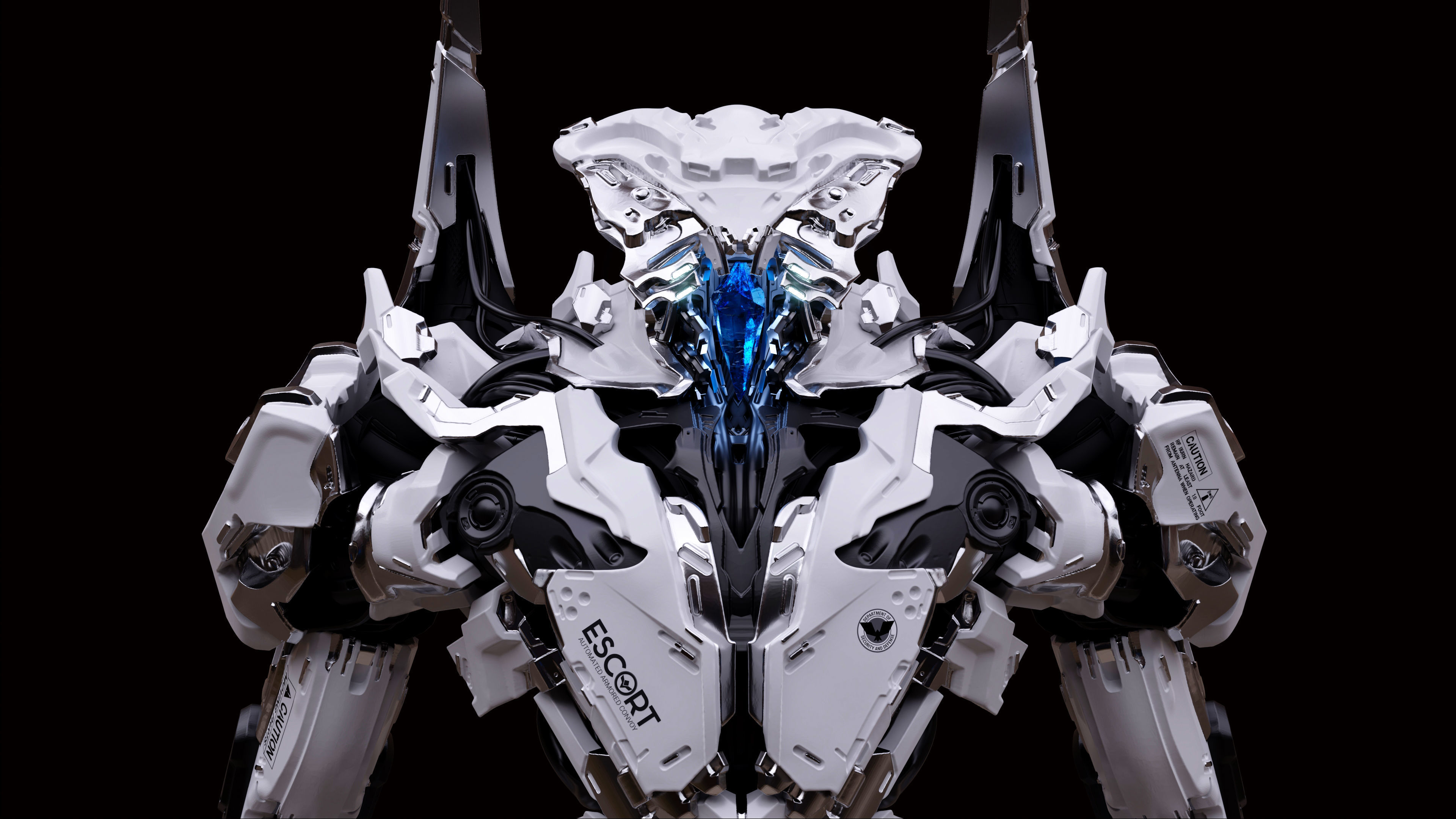 Armed Escort - Mech Burst 3D print model_2