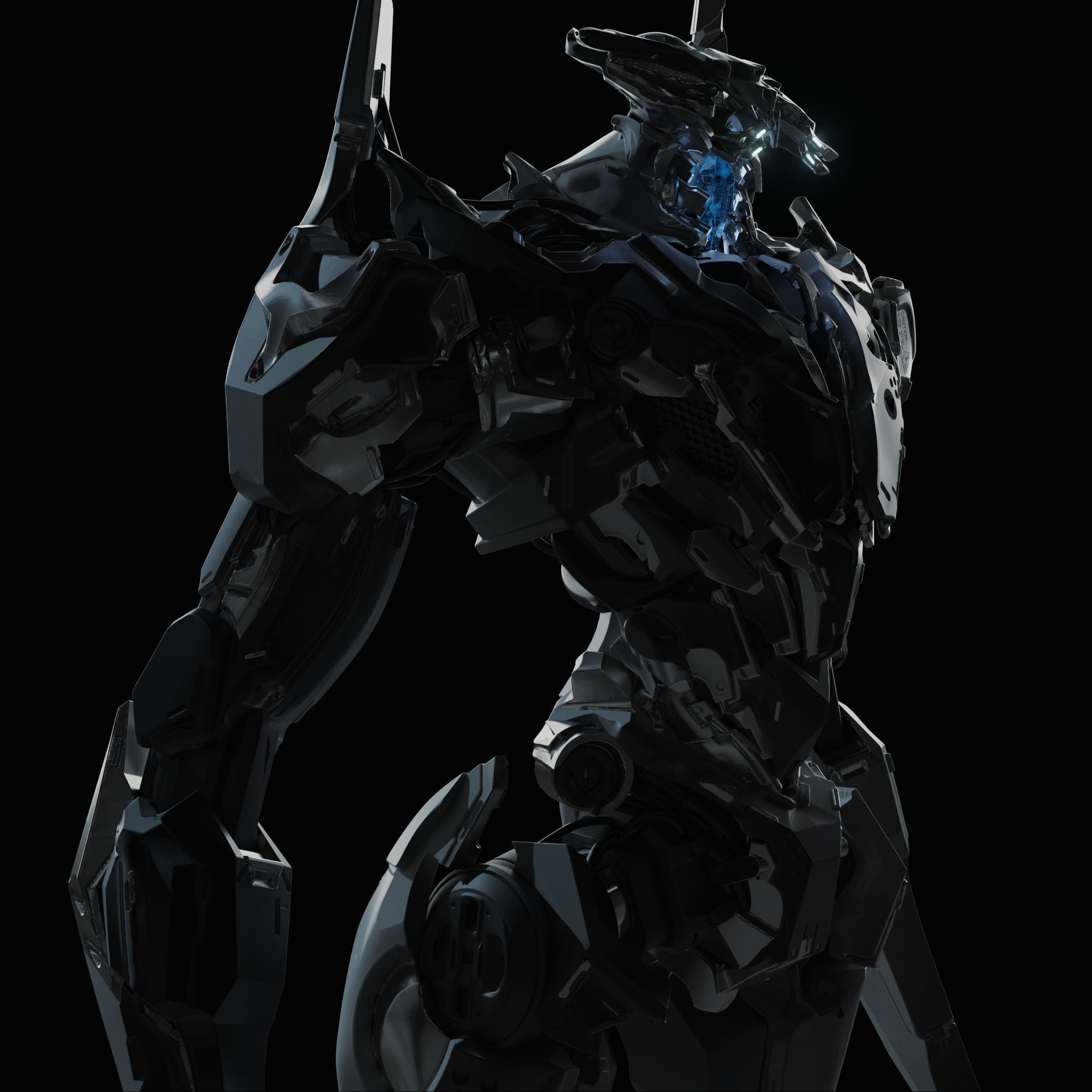 Armed Escort - Mech Burst 3D print model_3