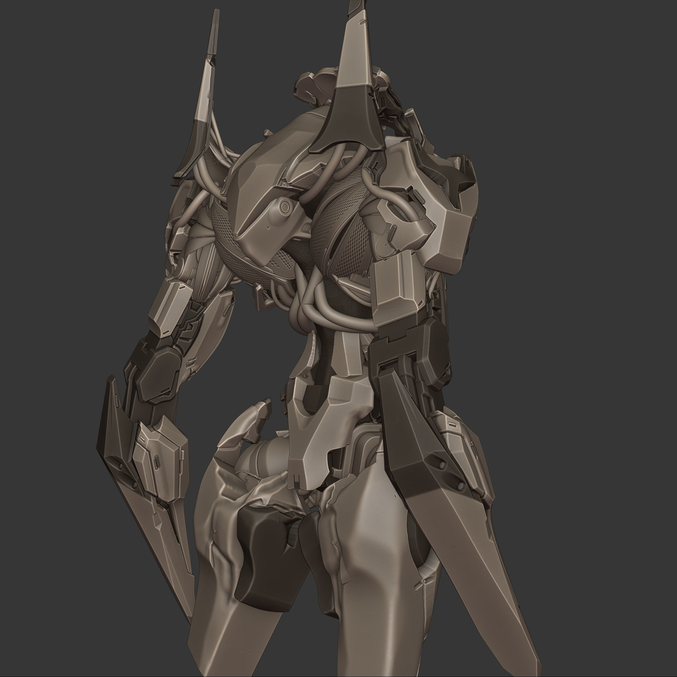 Armed Escort - Mech Burst 3D print model_10