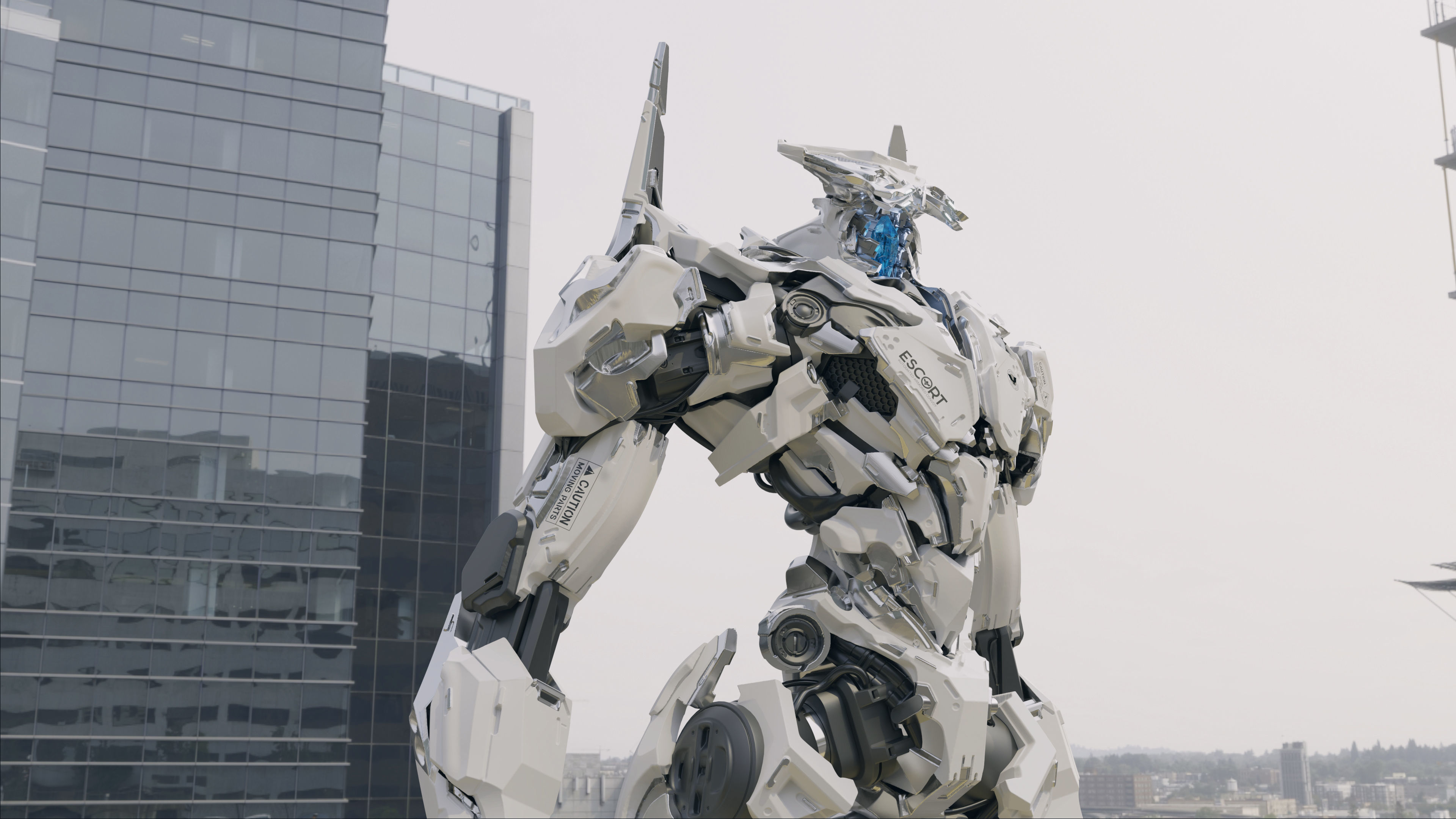 Armed Escort - Mech Burst 3D print model_6