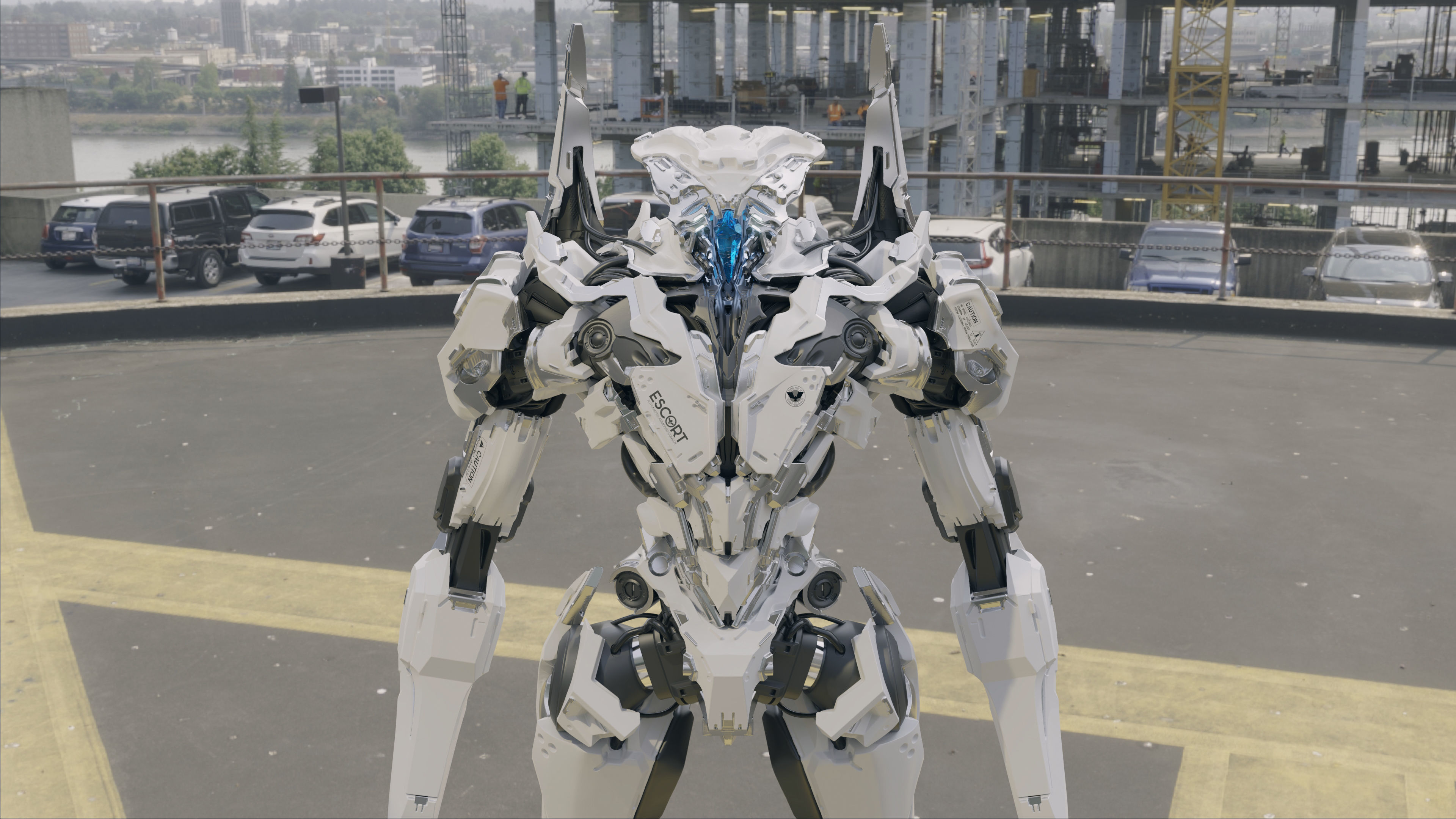 Armed Escort - Mech Burst 3D print model_7