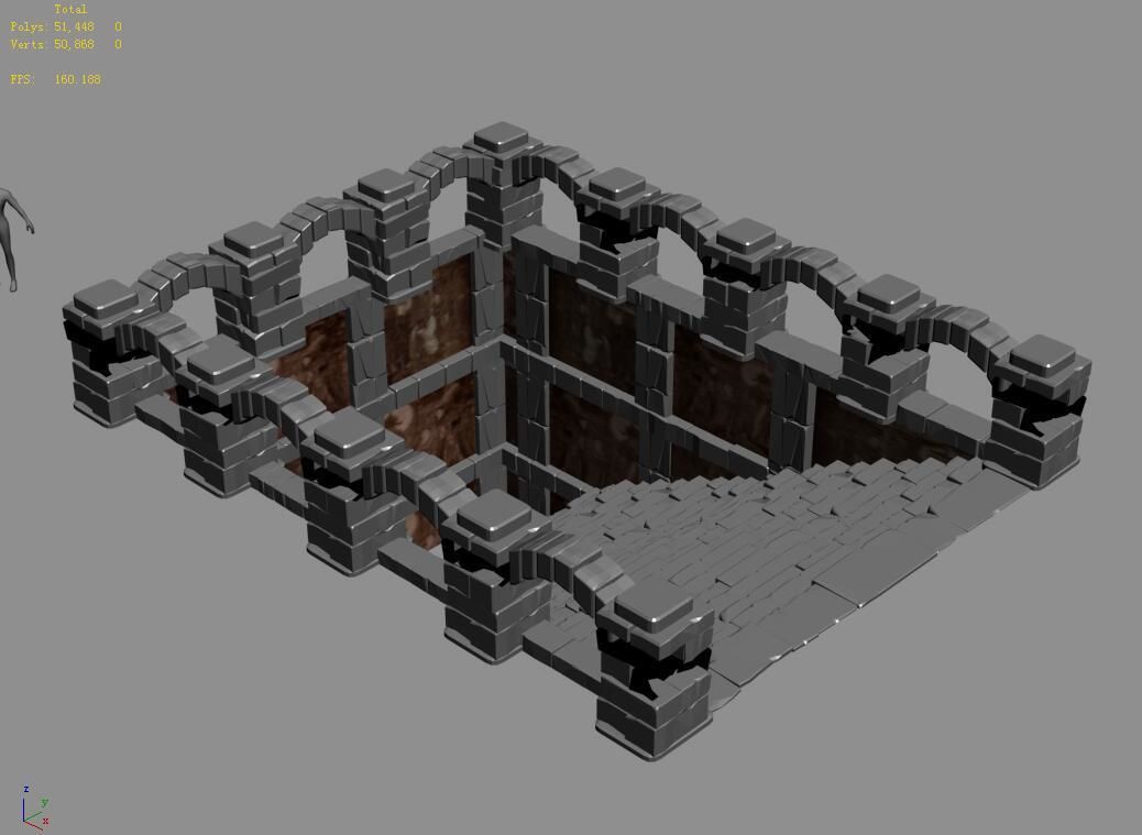 Temple of Woma-Underground Entrance 01 3D model_4