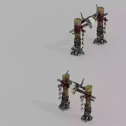 Temple of Woma-Guardrail Door 01