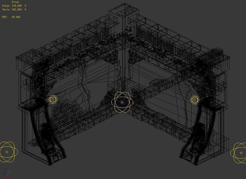 Temple of Woma-Wall Corner 02 3D model_3