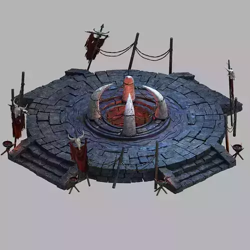 Temple of Woma-Three-tiered Altar