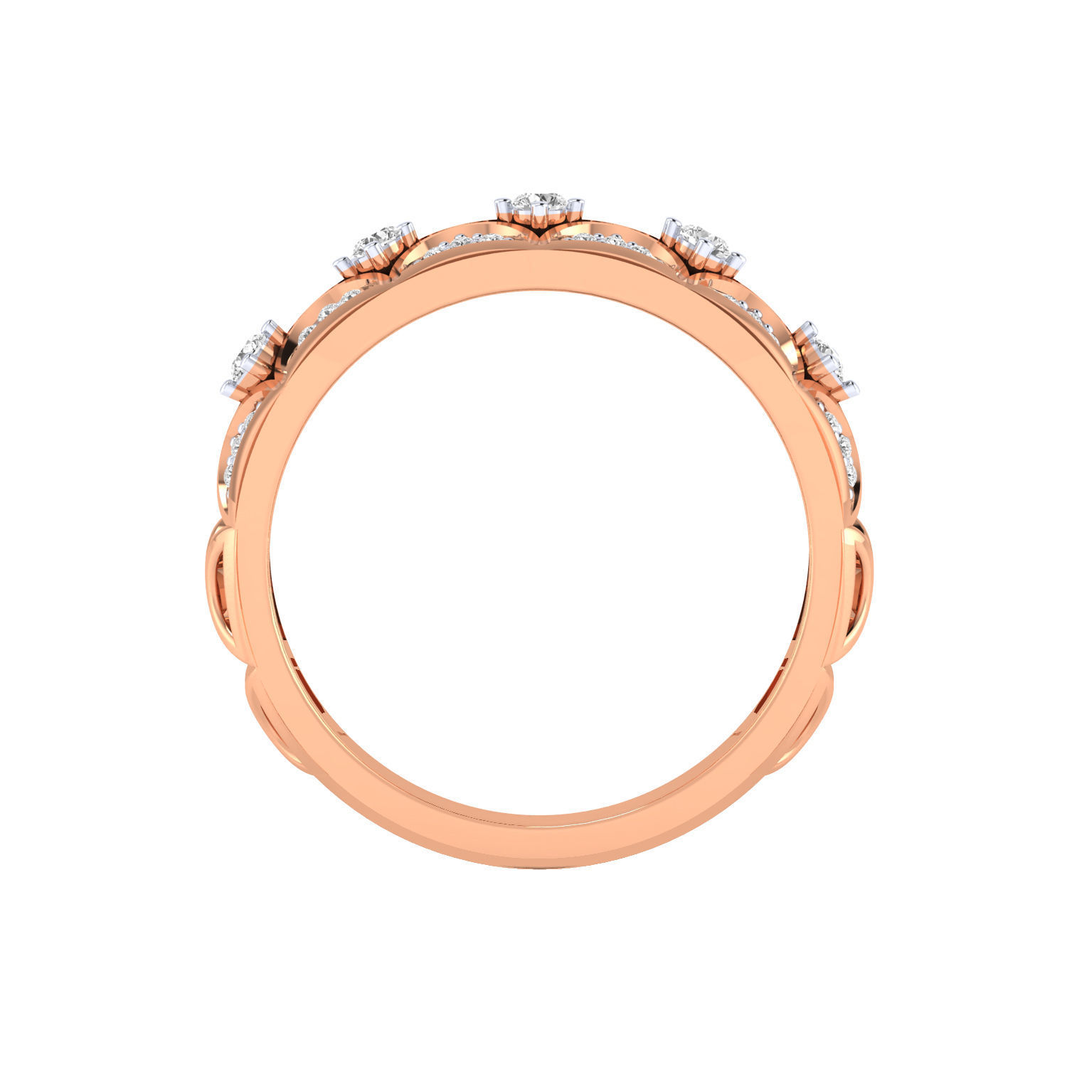 Women ring 3dm render 3D print model 3D print model_9