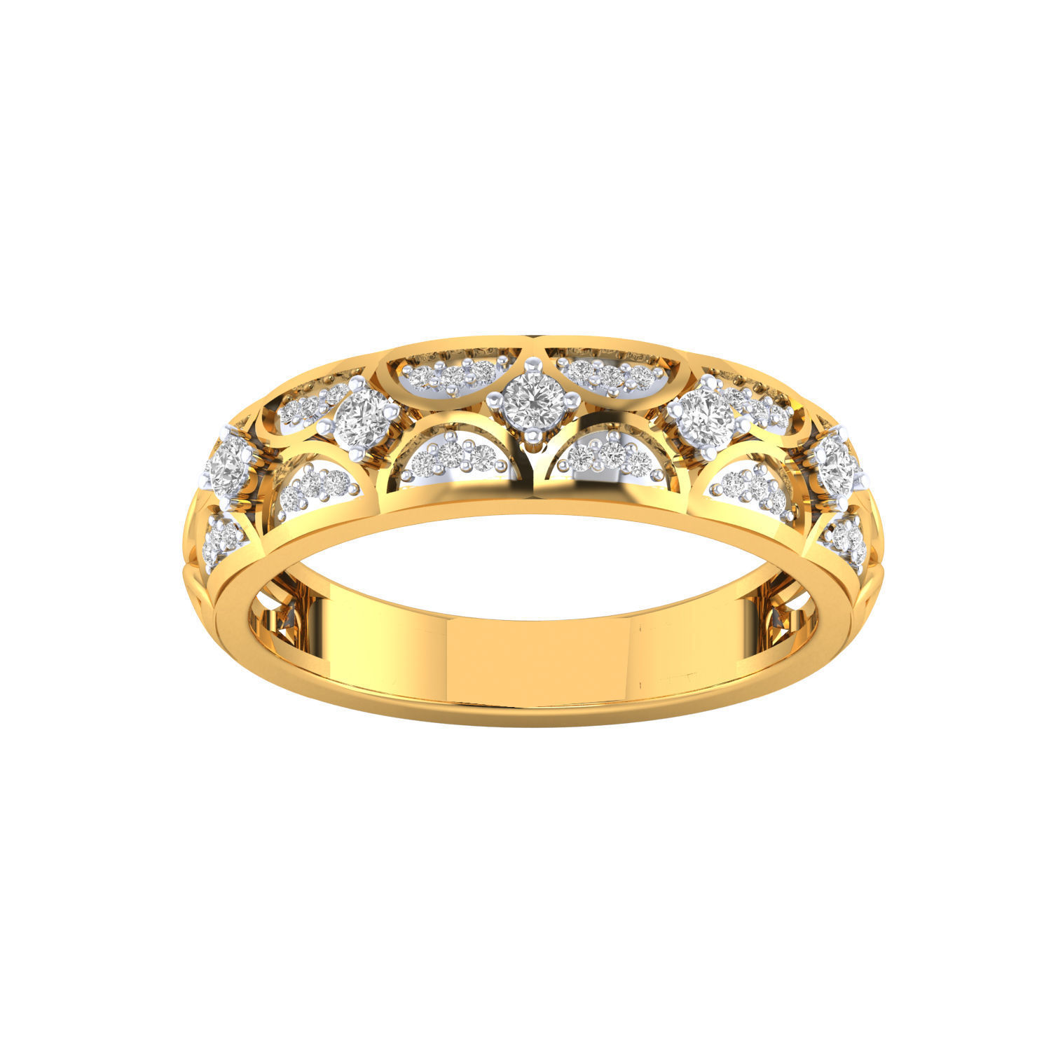 Women ring 3dm render 3D print model 3D print model_7