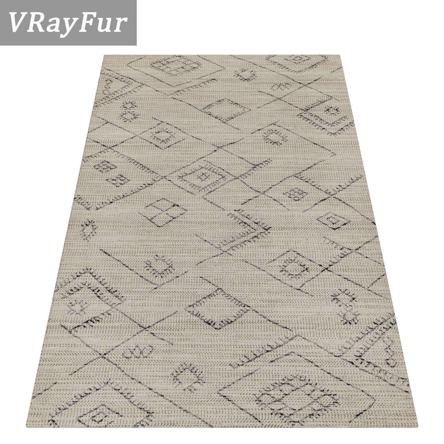 Rug Set 1491 3D model_2
